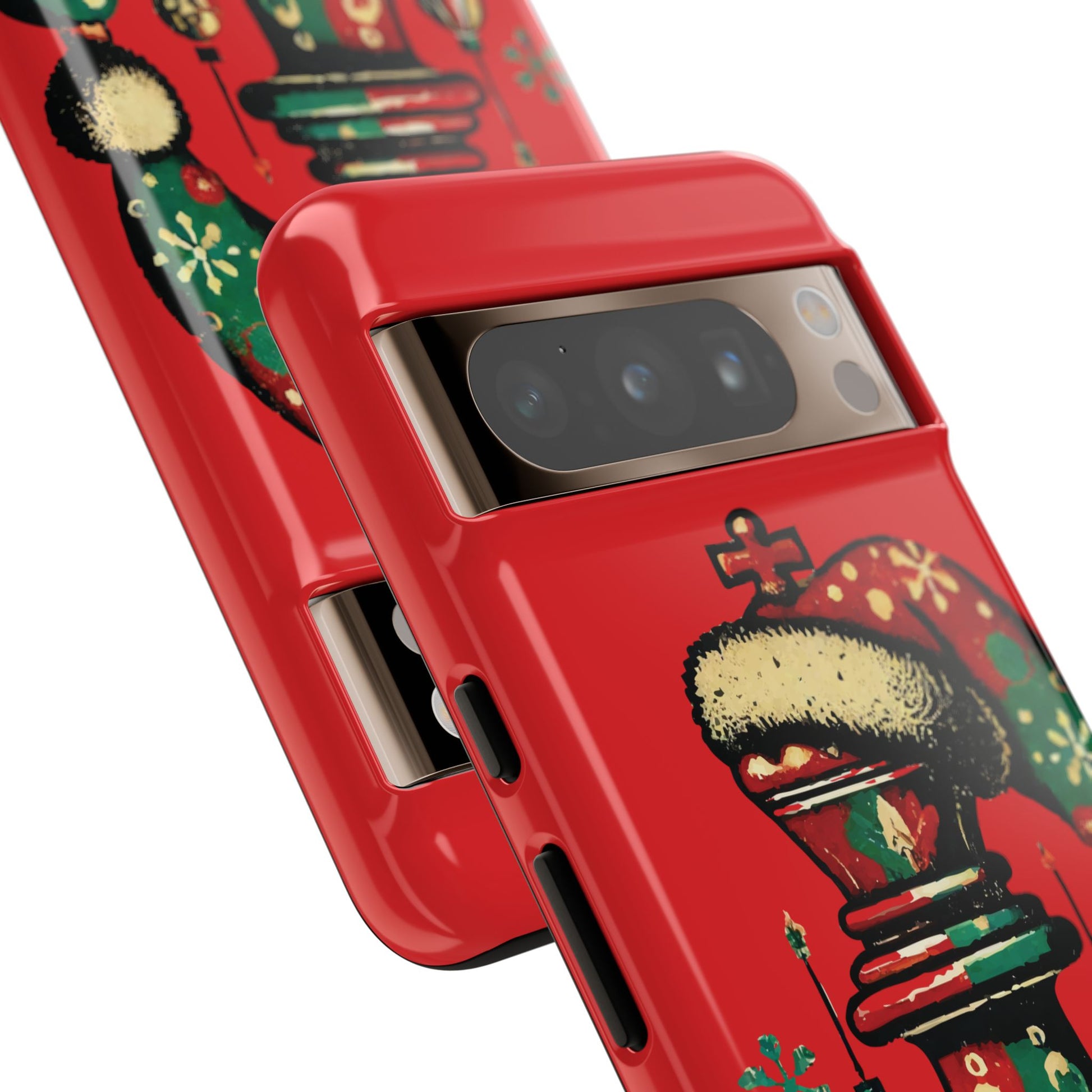 Funda Tough Case Rey Vintage – Protección y estilo navideño retro   Phone Case