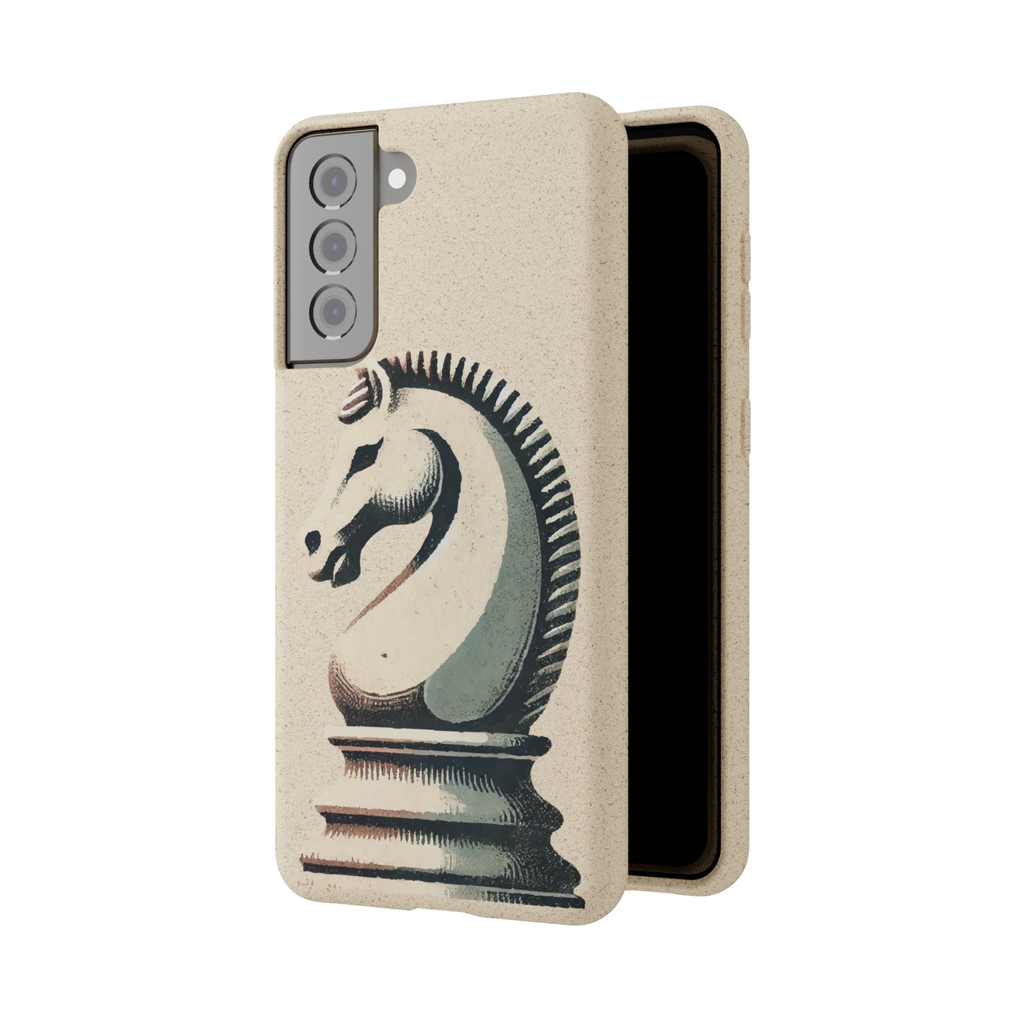 “Biodegradable Phone Case – Vintage Knight Design, Eco-Friendly Choice”   Phone Case