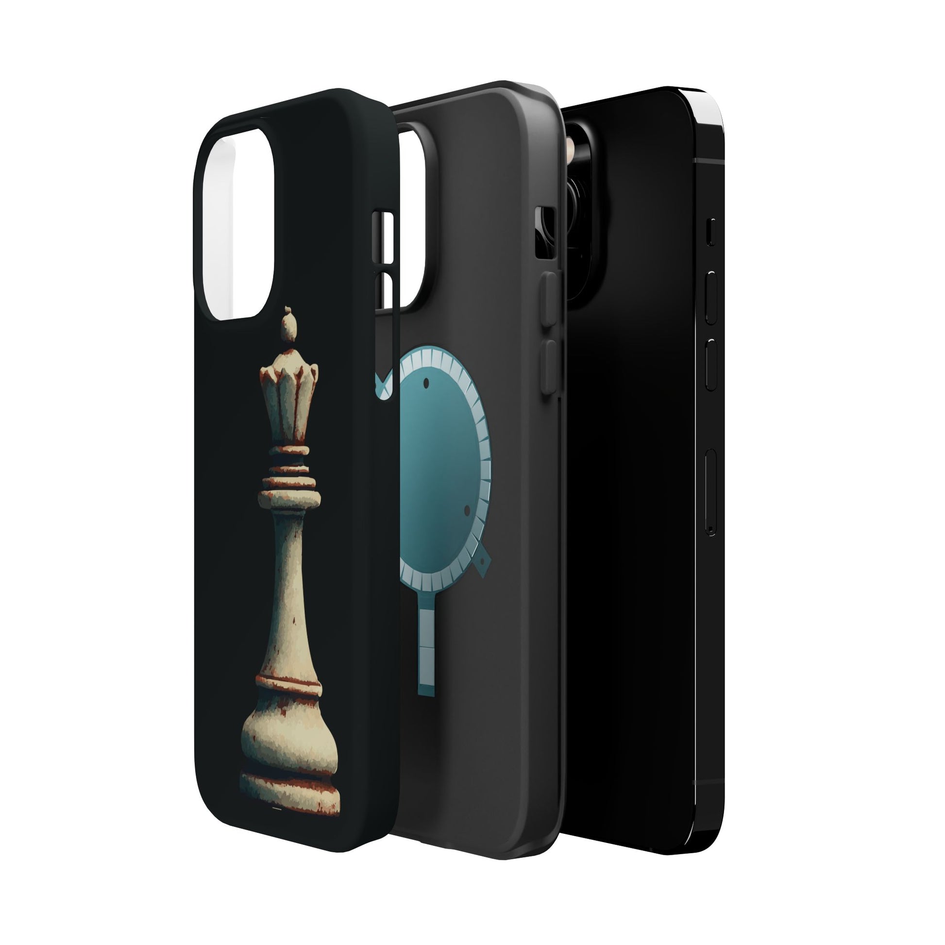 “Funda Magnética Reina de Ajedrez – Protección Robusta y Estilo Retro”   Phone Case