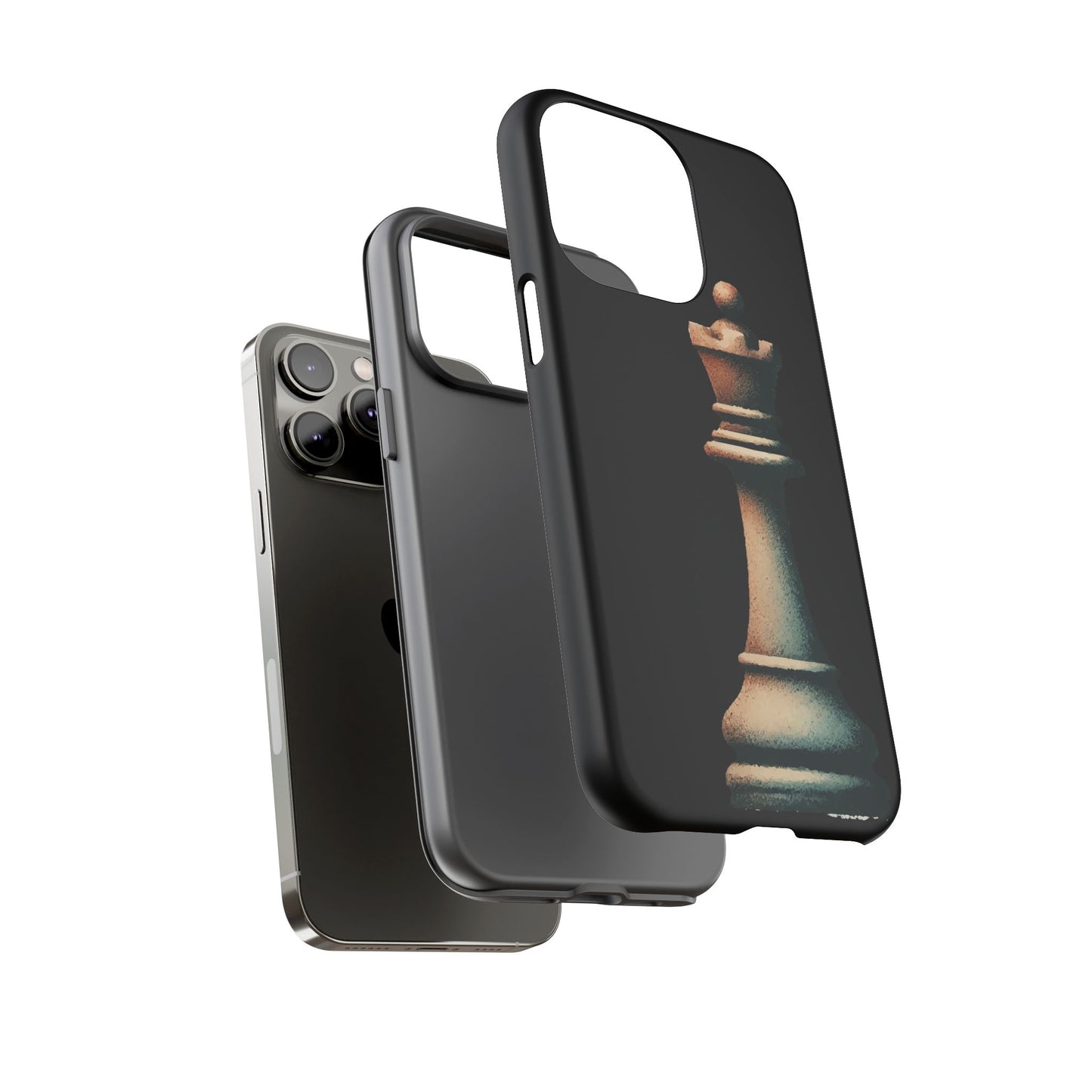 “Tough Phone Case – Vintage Rook Design, Dual-Layer Protection”   Phone Case