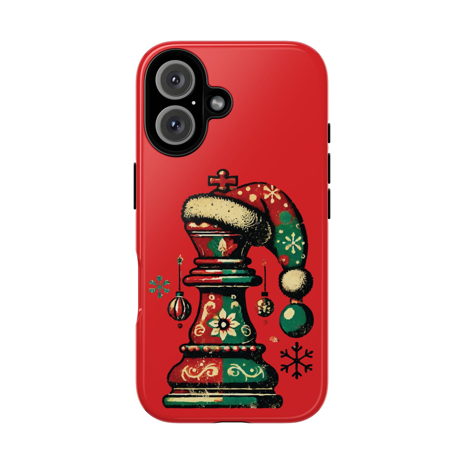 Funda Tough Case Rey Vintage – Protección y estilo navideño retro   Phone Case  24.00 iPhone-16-Glossy