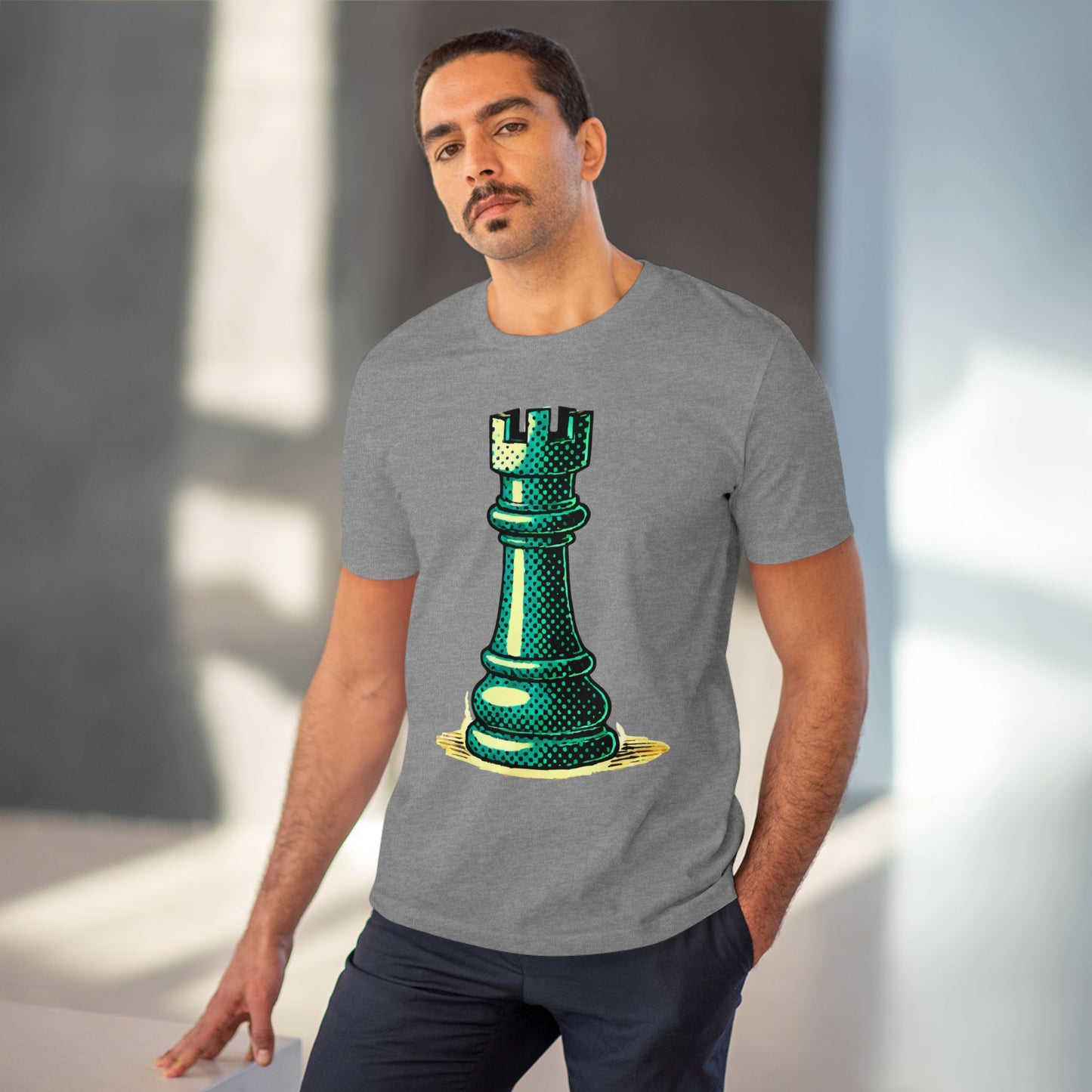 Chess Tower Organic cotton T-shirt   T-Shirt