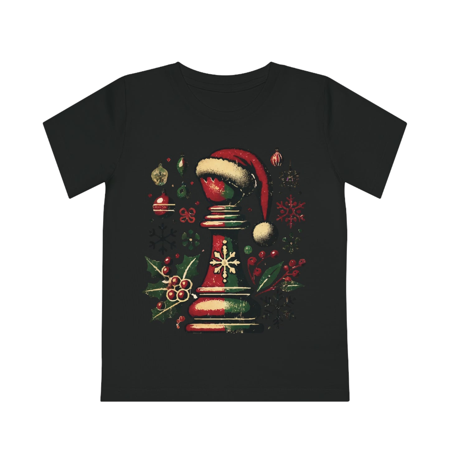 Camiseta Kids Creator - Alfil Vintage Navideño, Estilo y Comodidad   Kids clothes  27.00 Black-12-14-Years