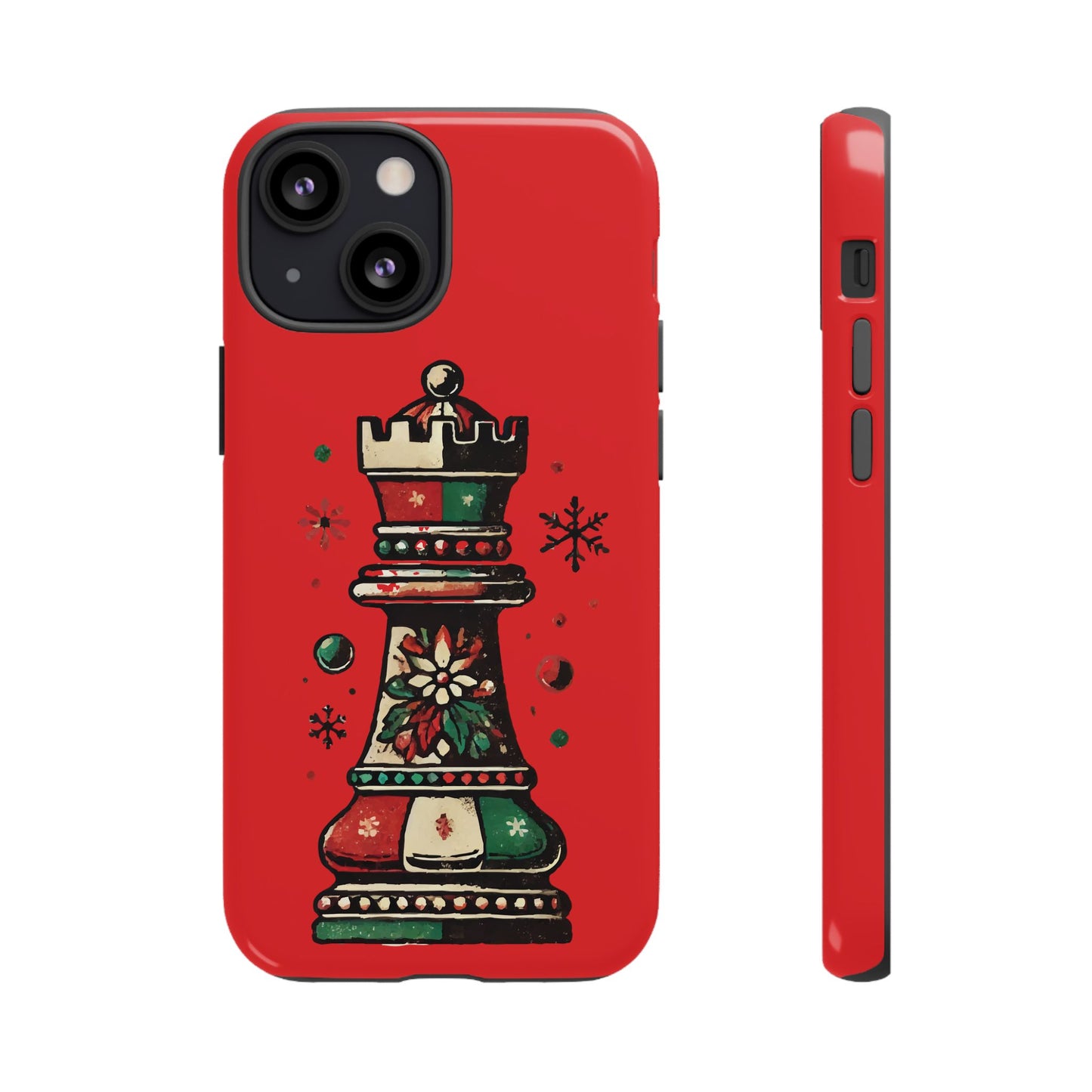 Funda Protectora para Móvil con Diseño de Torre de Ajedrez Vintage Navideño   Phone Case  24.00 iPhone-13-Mini-Glossy