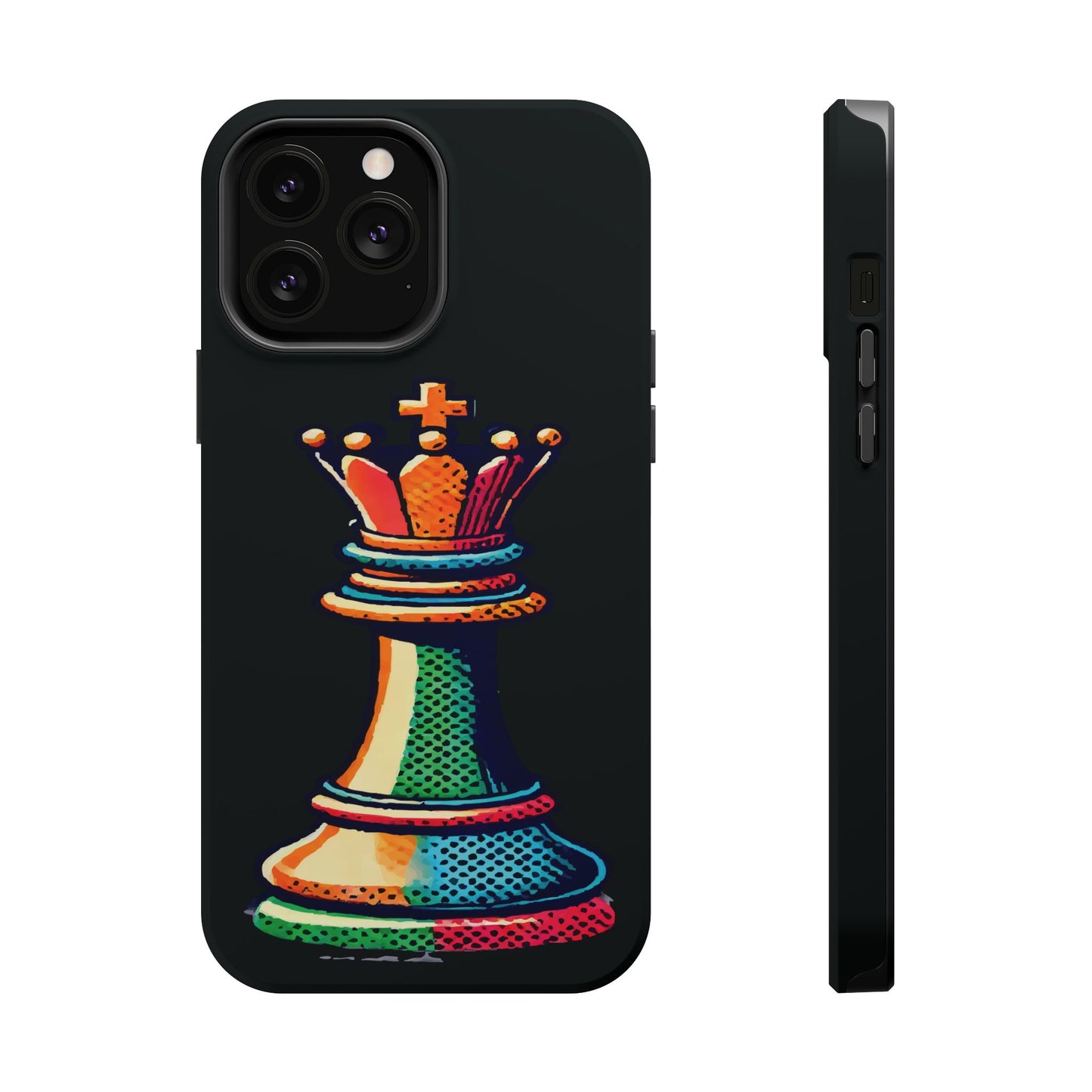 “Funda Magnética Rey de Ajedrez – Protección Doble Capa y Pop Art”   Phone Case  27.00 iPhone-13-Pro-Max-Matte