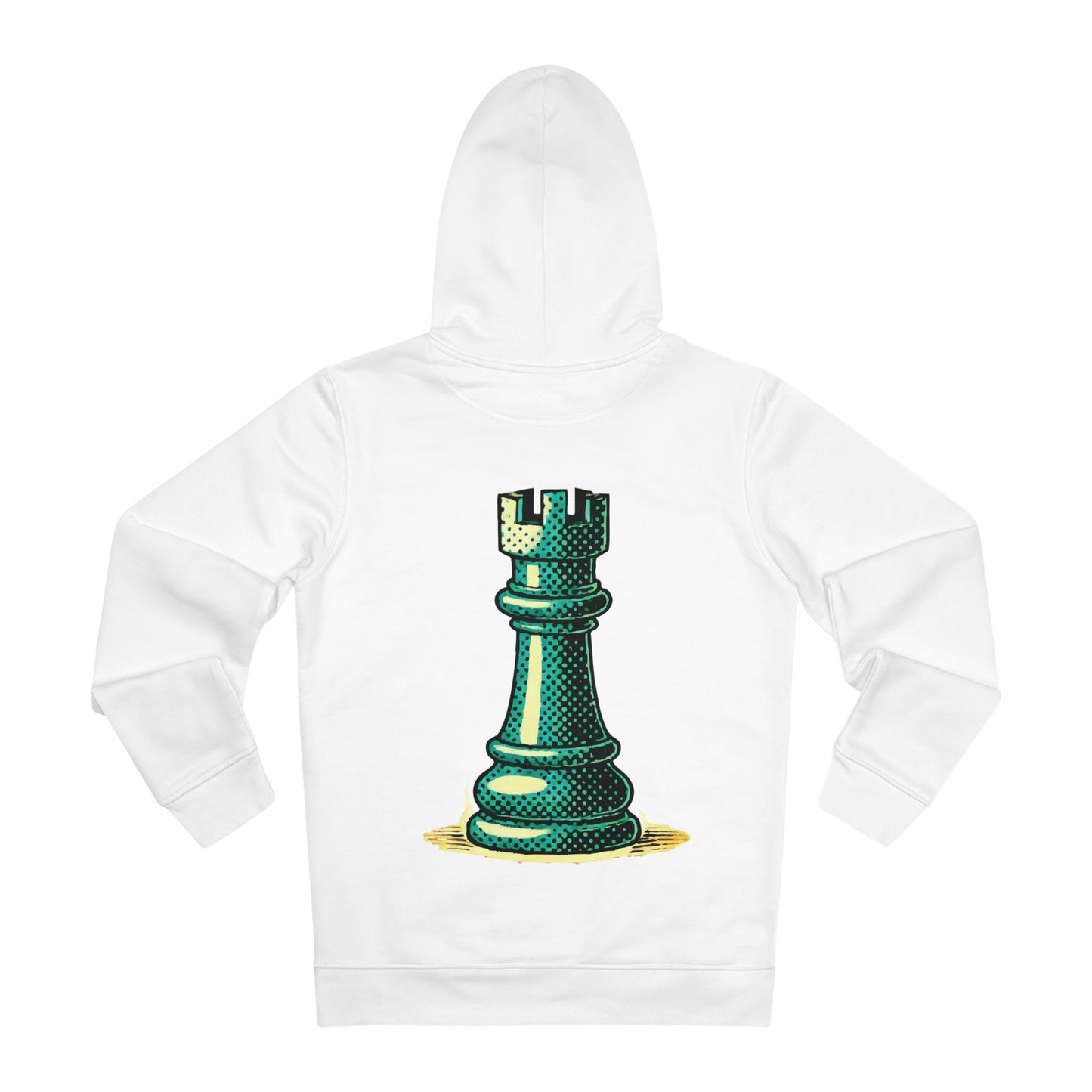 Chess Tower Pop Art Unisex Hoodie   Hoodie  72.00 White-5XL