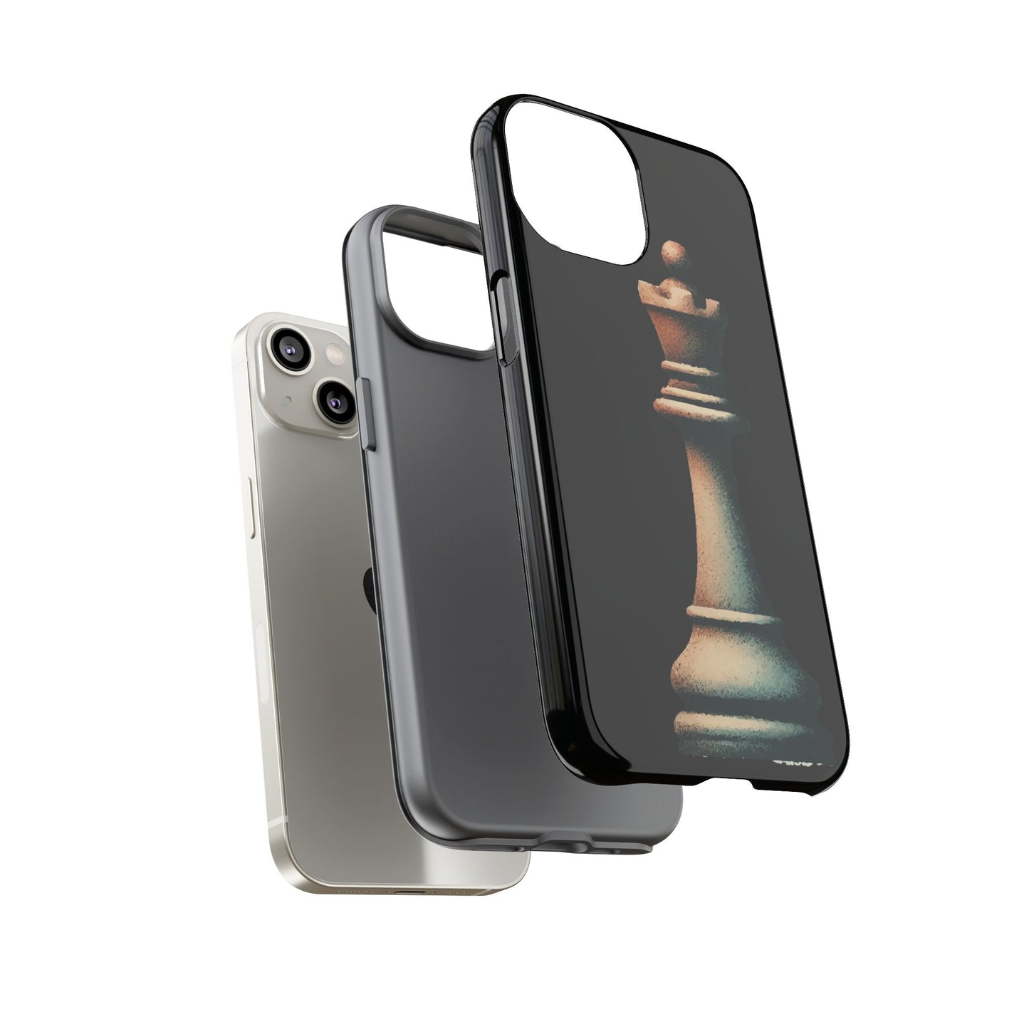 “Tough Phone Case – Vintage Rook Design, Dual-Layer Protection”   Phone Case