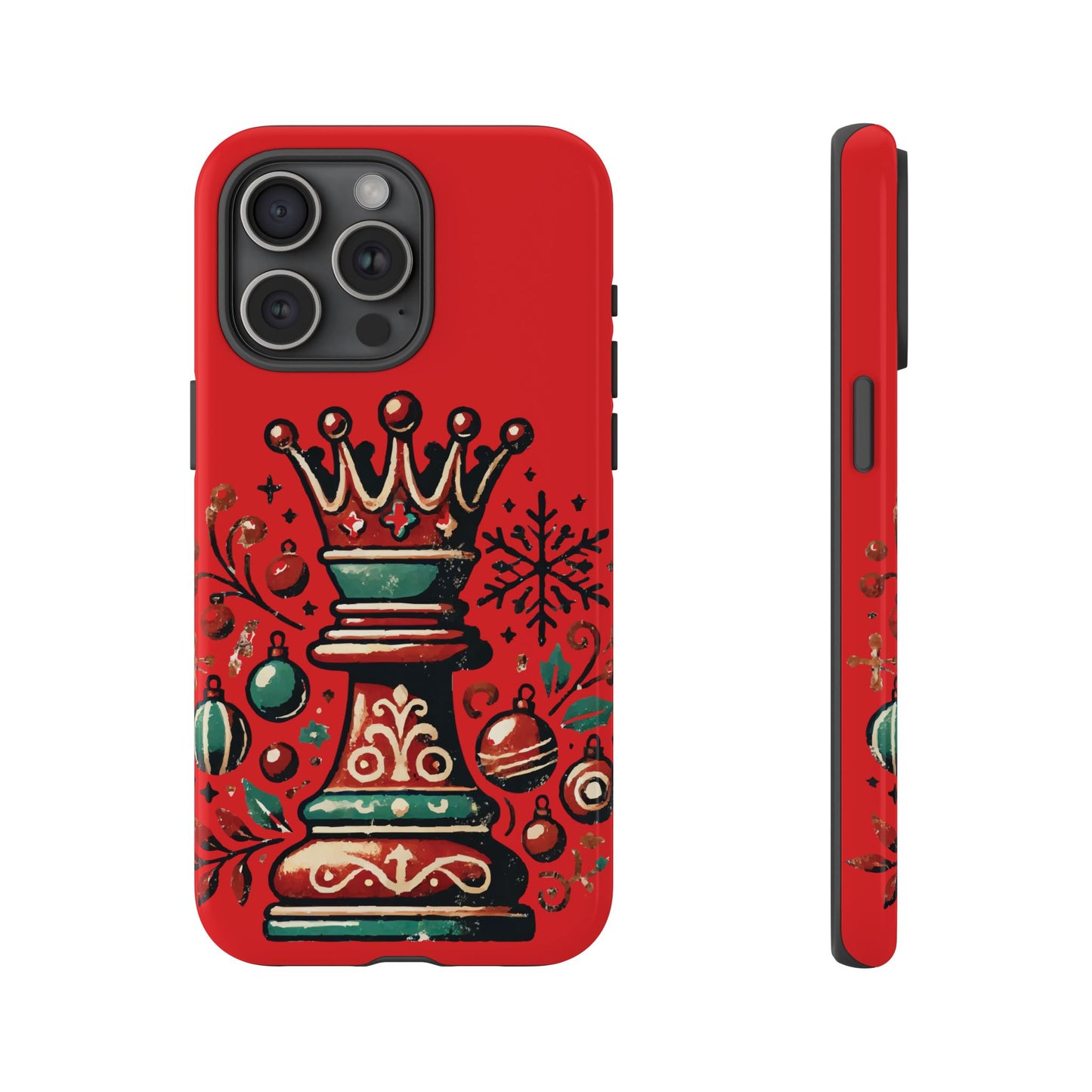 Funda Tough Case Reina Ajedrez Vintage Navideño – Protección y Estilo   Phone Case  24.00 iPhone-15-Pro-Max-Glossy