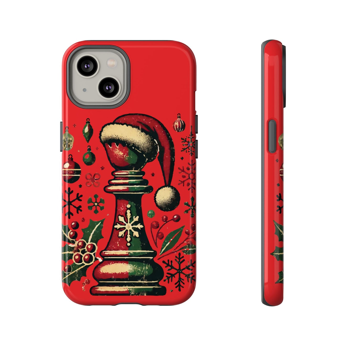 Fundas Tough para Móvil - Alfil Vintage Navideño, Doble Protección   Phone Case  24.00 iPhone-14-Glossy