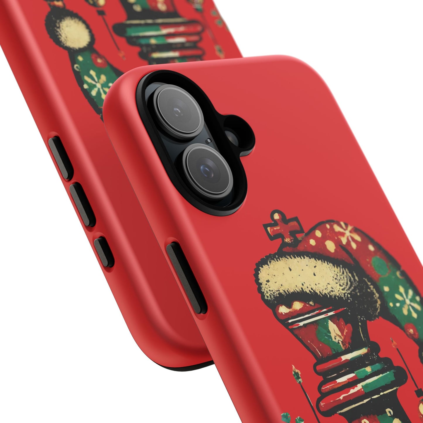 Funda Tough Case Rey Vintage – Protección y estilo navideño retro   Phone Case