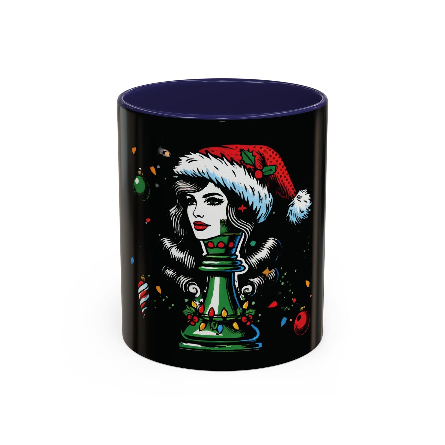 Taza de Café con Detalles - Cerámica Premium en 11oz y 15oz   Mug  15.00 11oz-Navy