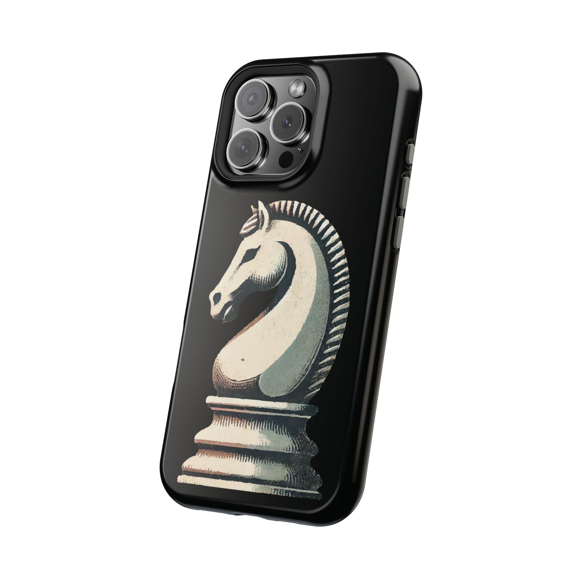 “Magnetic Tough Phone Case – Vintage Knight Design, Durable Protection”   Phone Case