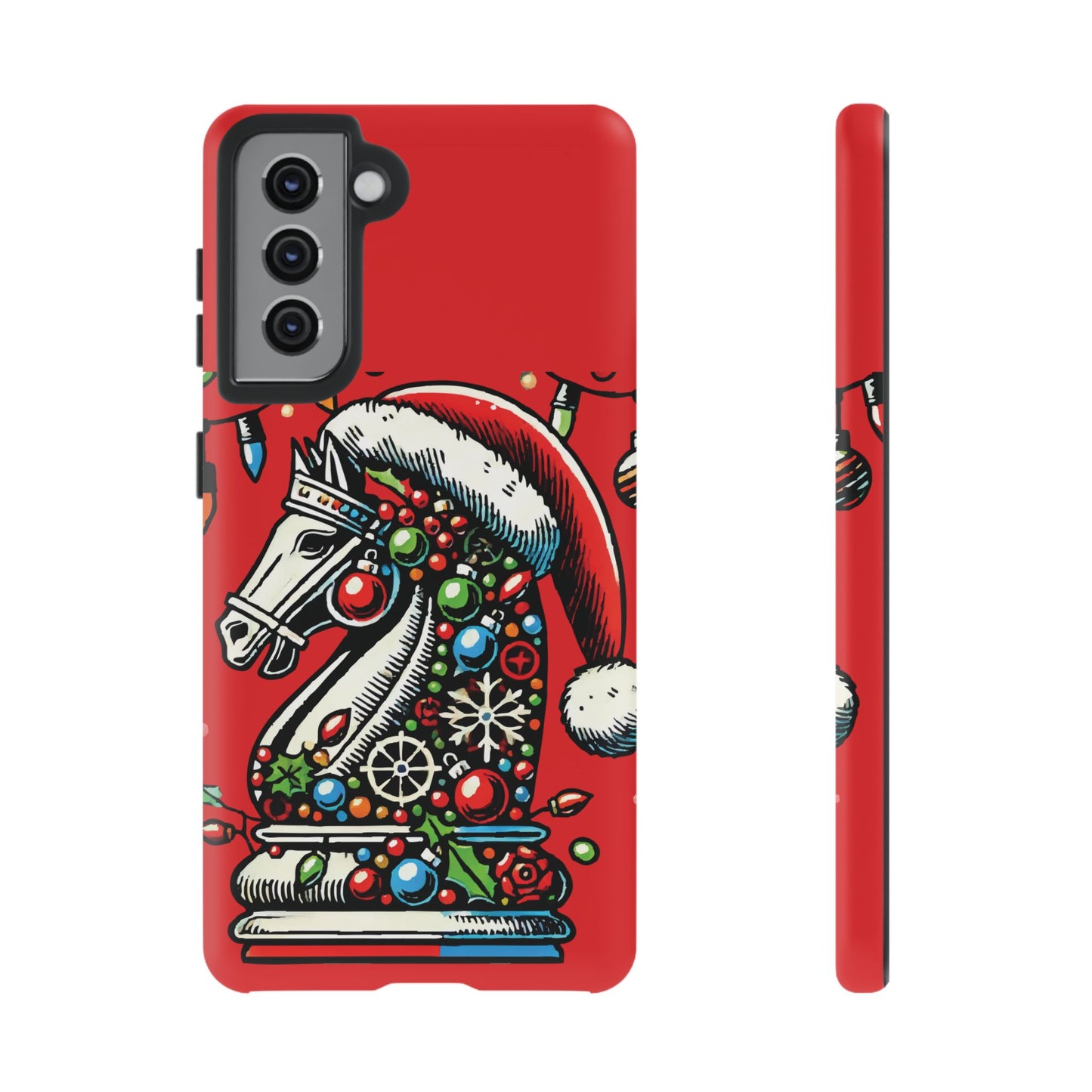 Funda Tough Navidad - Caballo Ajedrez Pop Art para iPhone, Samsung y Pixel   Phone Case  24.00 Samsung-Galaxy-S21-Matte