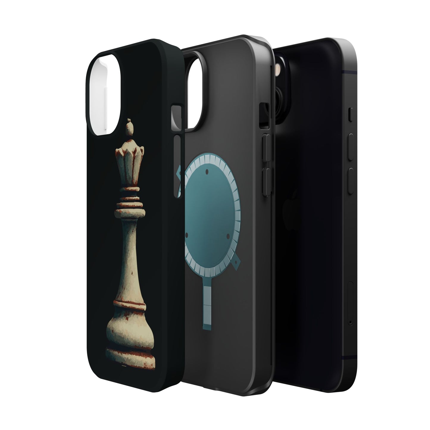 “Funda Magnética Reina de Ajedrez – Protección Robusta y Estilo Retro”   Phone Case