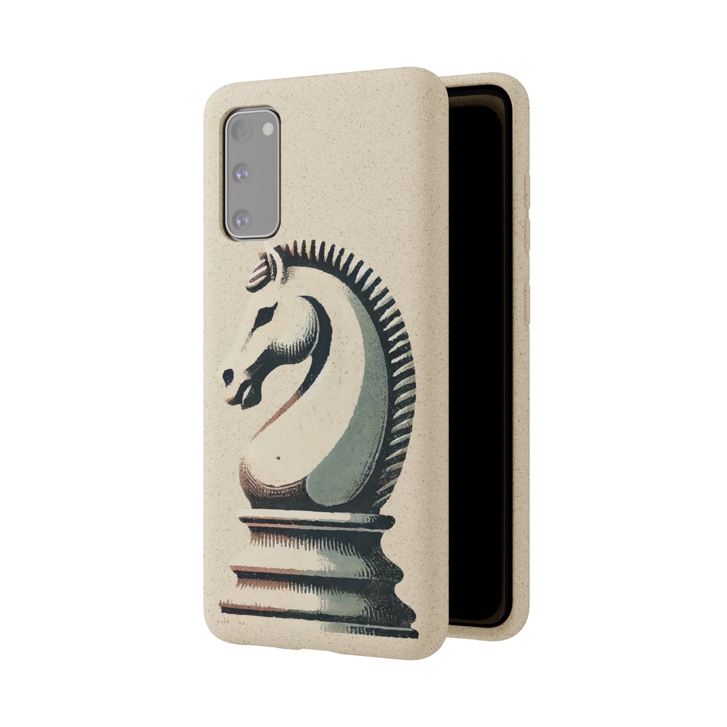 “Biodegradable Phone Case – Vintage Knight Design, Eco-Friendly Choice”   Phone Case