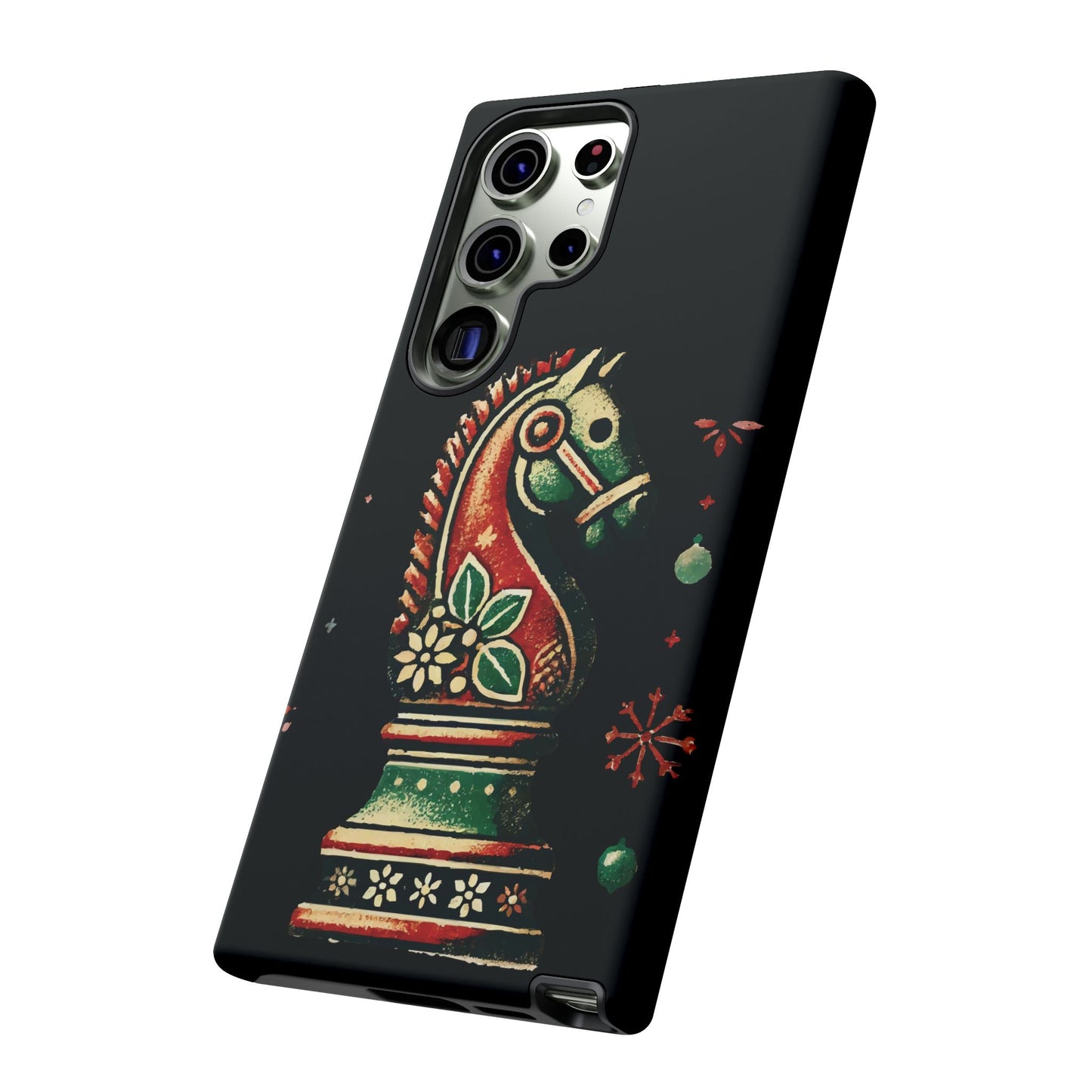 Funda Tough Case Vintage Caballo de Ajedrez – Estilo Navideño   Phone Case