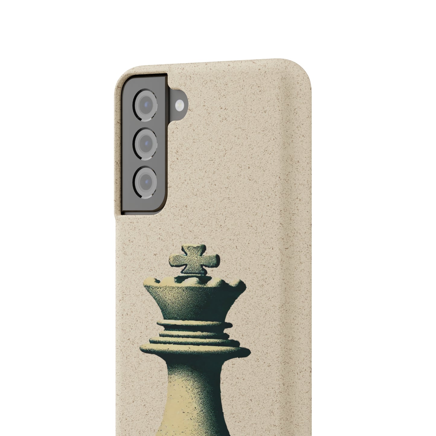 “Funda Biodegradable Rey de Ajedrez – Estilo Vintage y Sostenible”   Phone Case