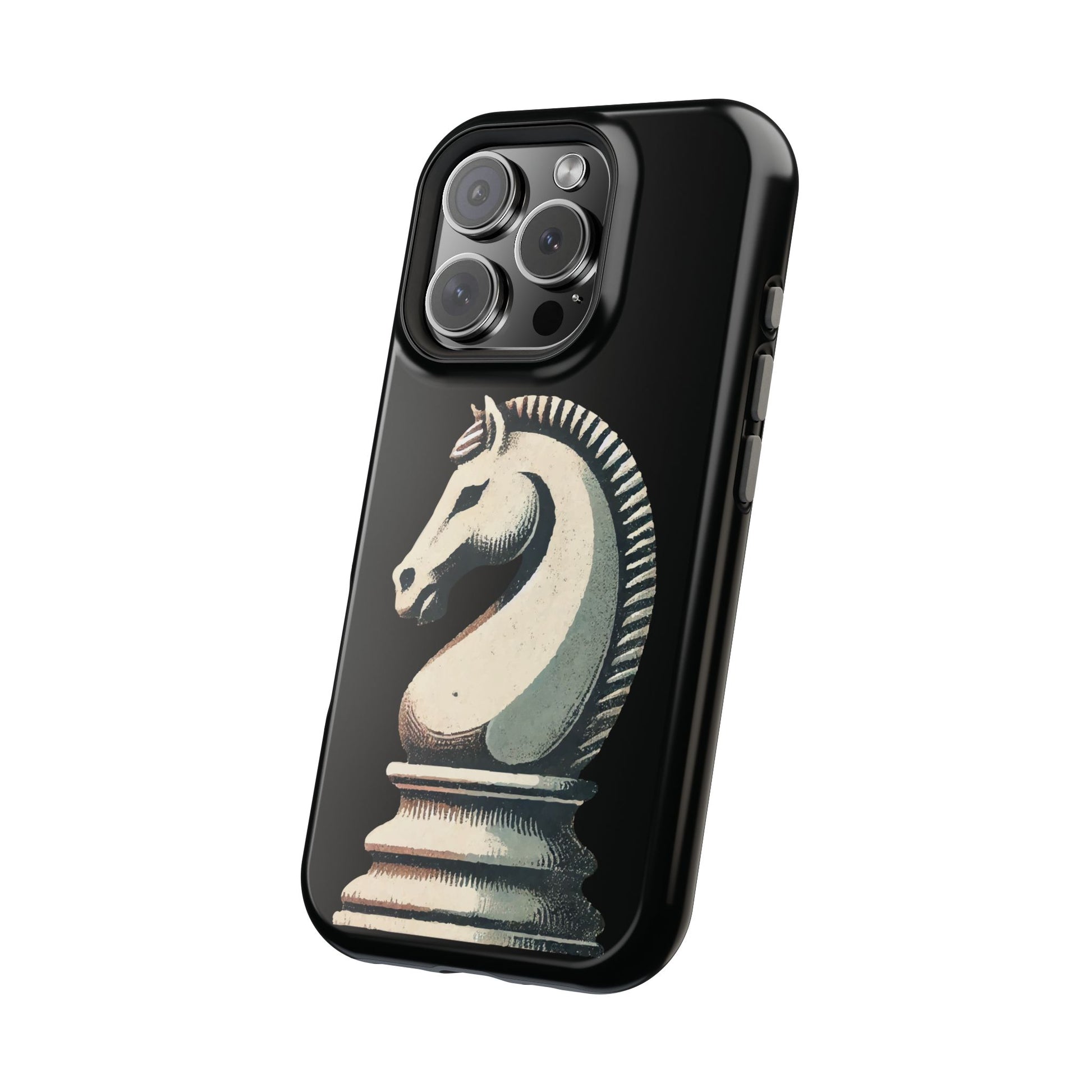 “Magnetic Tough Phone Case – Vintage Knight Design, Durable Protection”   Phone Case