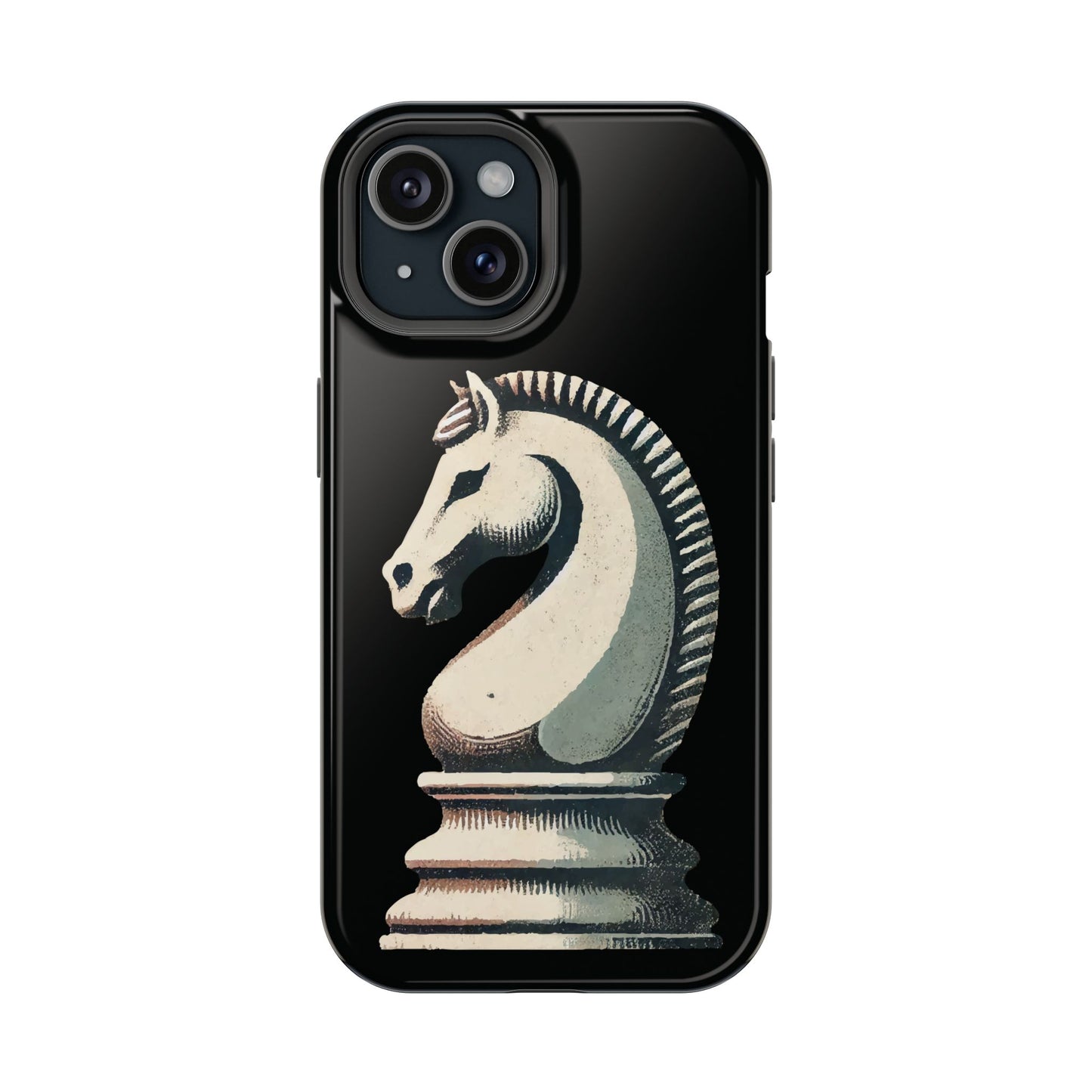 “Magnetic Tough Phone Case – Vintage Knight Design, Durable Protection”   Phone Case  27.00 iPhone-15-Glossy