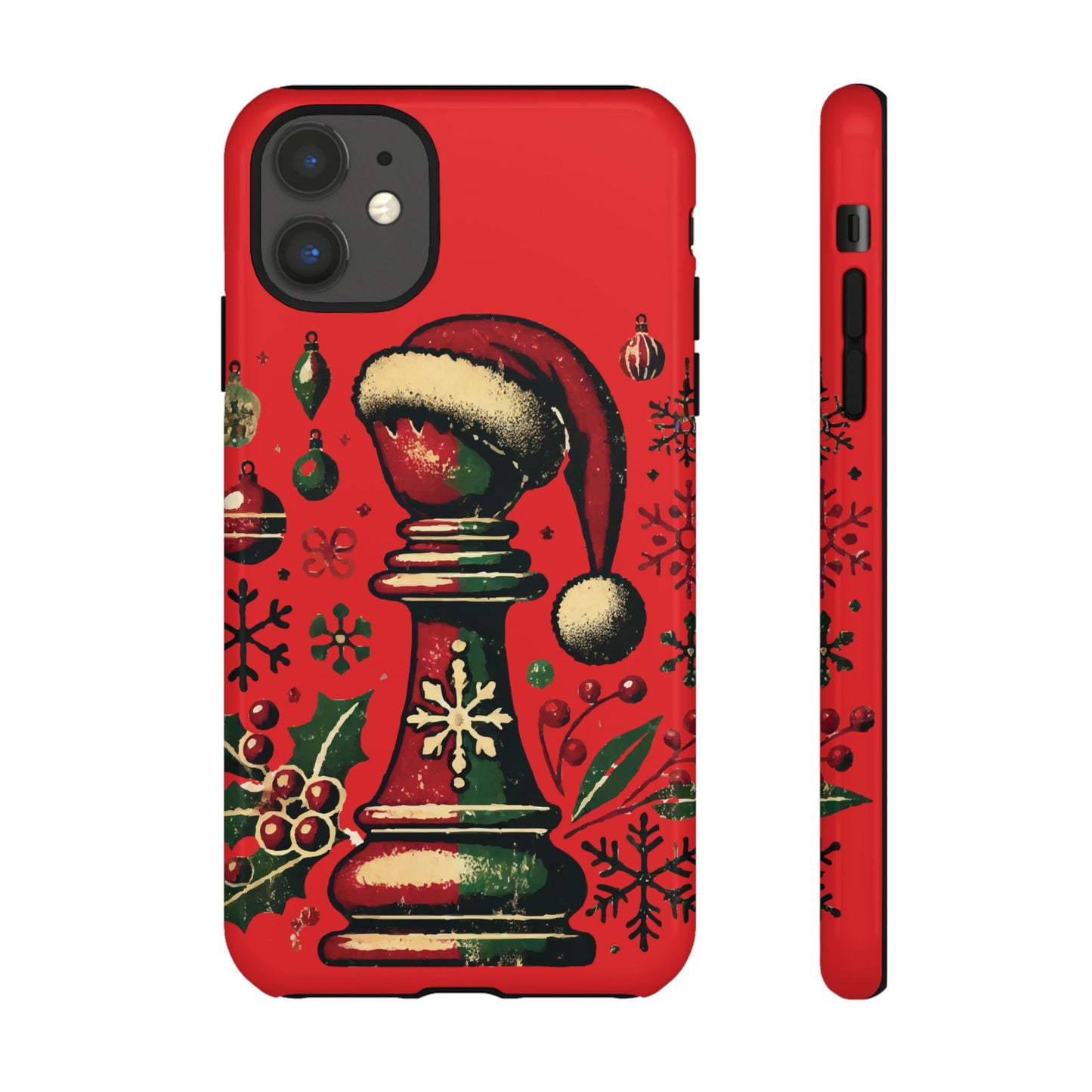 Fundas Tough para Móvil - Alfil Vintage Navideño, Doble Protección   Phone Case  24.00 iPhone-11-Glossy