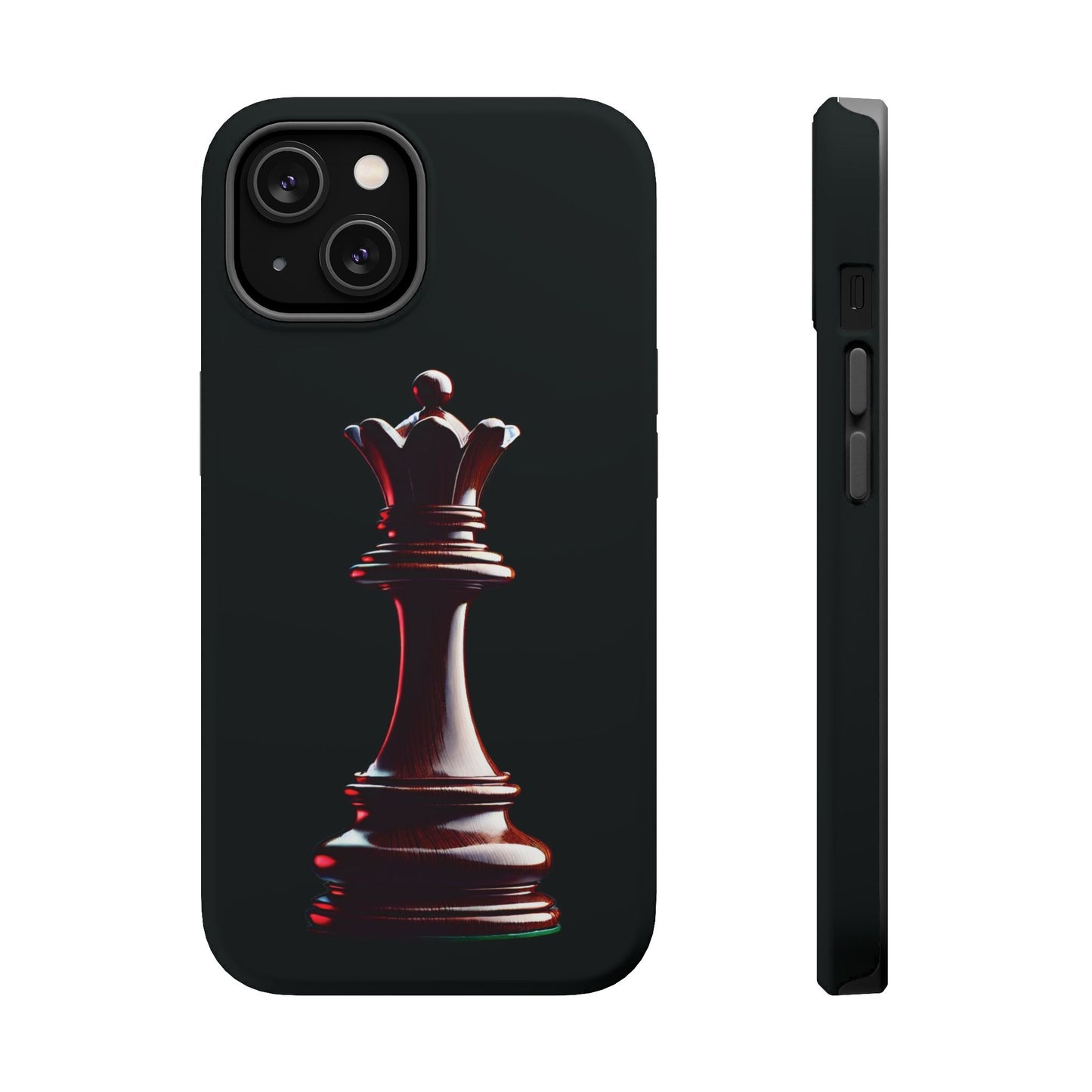 Funda Magnética para iPhone con Diseño Hiperrealista de Reina de Ajedrez