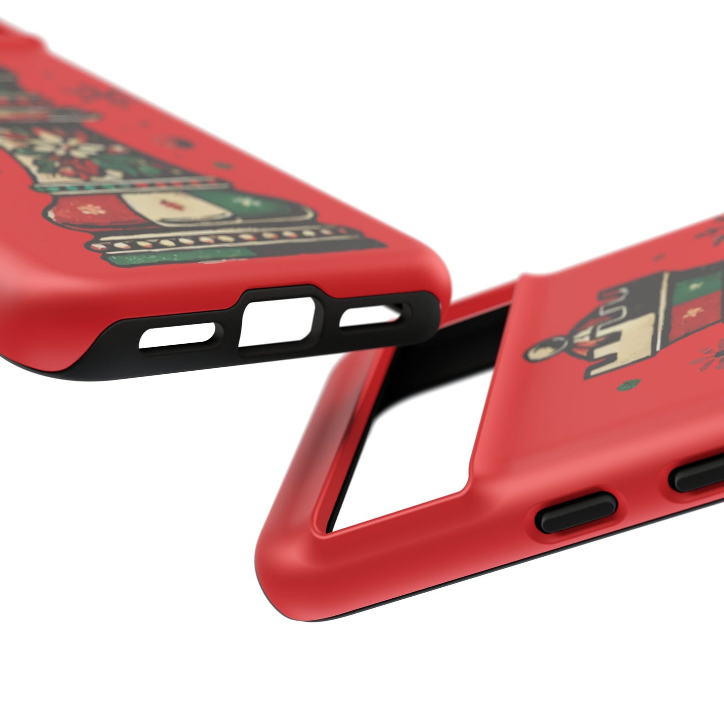 Funda Protectora para Móvil con Diseño de Torre de Ajedrez Vintage Navideño   Phone Case