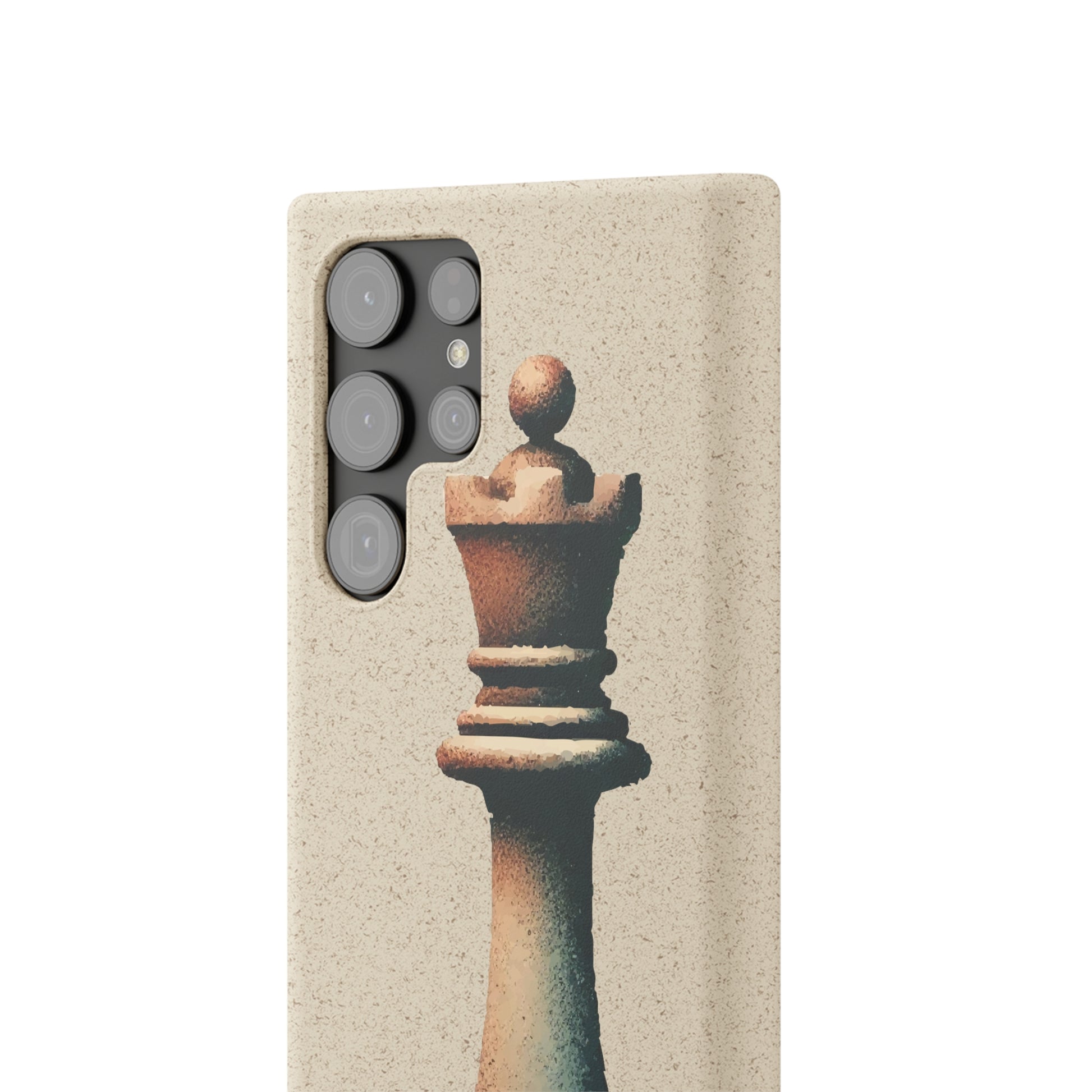 “Biodegradable Phone Case – Vintage Rook Design, Eco-Friendly Choice”   Phone Case