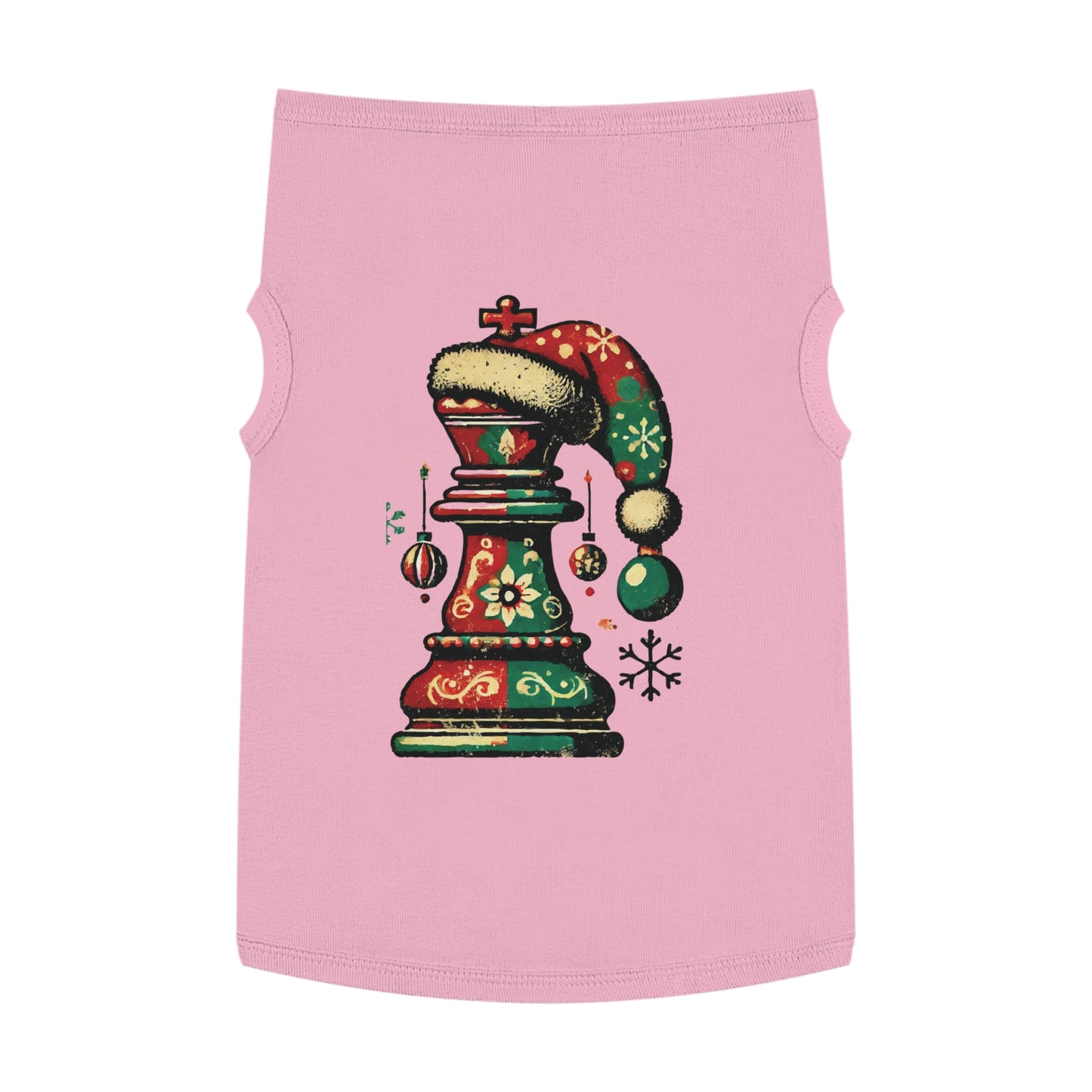 Camiseta para Mascotas de Algodón – Rey Navideño en Estilo Vintage   Pets  36.00 XL-Pink