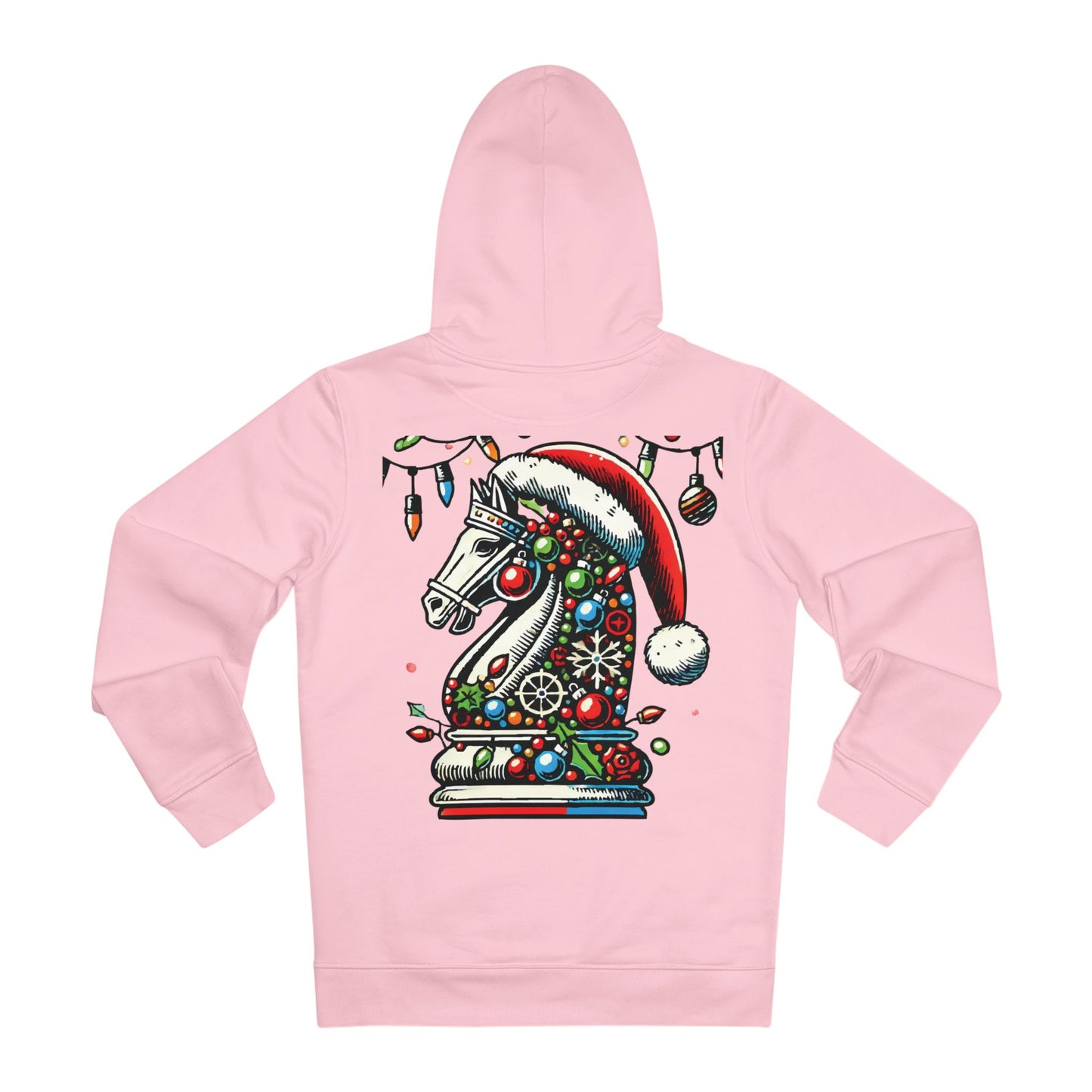 Sudadera Navideña Unisex con Capucha - Cómoda y Sostenible para el Frío   Hoodie  72.00 Cotton-Pink-3XL