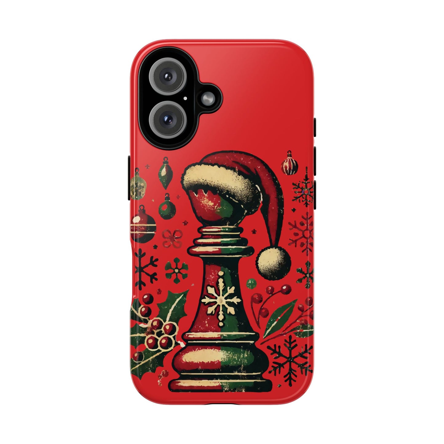 Fundas Tough para Móvil - Alfil Vintage Navideño, Doble Protección   Phone Case  24.00 iPhone-16-Glossy