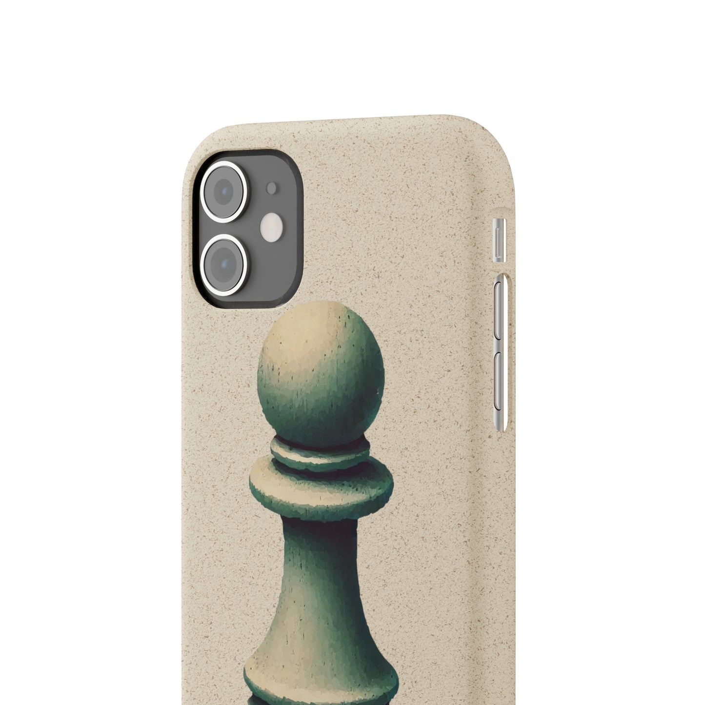 “Biodegradable Phone Case – Vintage Pawn Design, Eco-Friendly Choice”   Phone Case