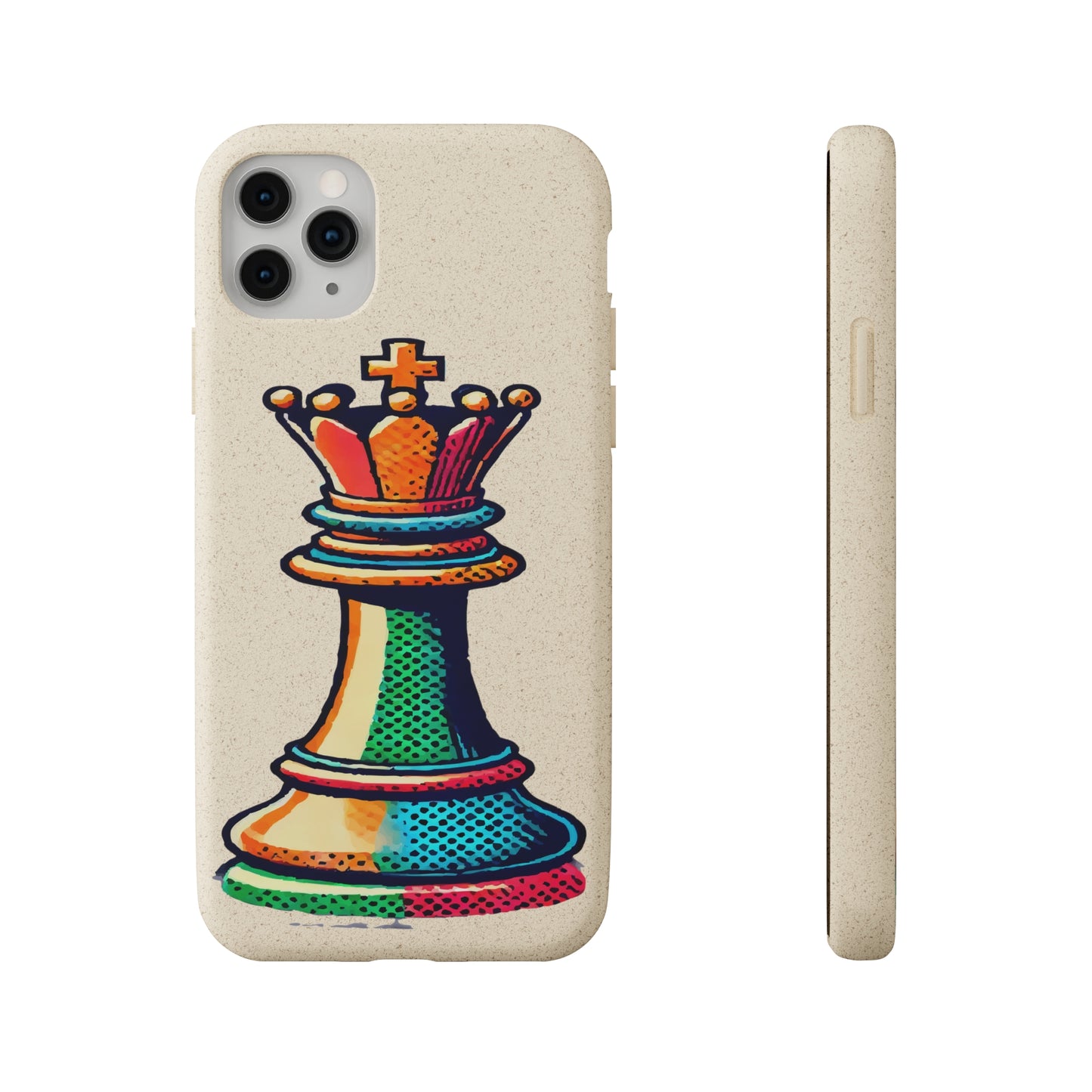 “Funda Biodegradable Rey de Ajedrez – Protección Sostenible Pop Art”   Phone Case  33.00 iPhone-11-Pro-Max-with-gift-packaging