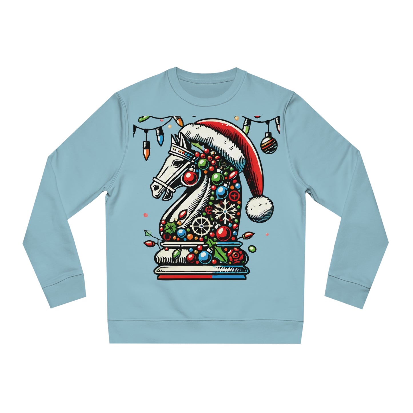 Sudadera Unisex Changer de Navidad – Cómoda, Sostenible y Festiva   Sweatshirt  63.00 Sky-Blue-2XL