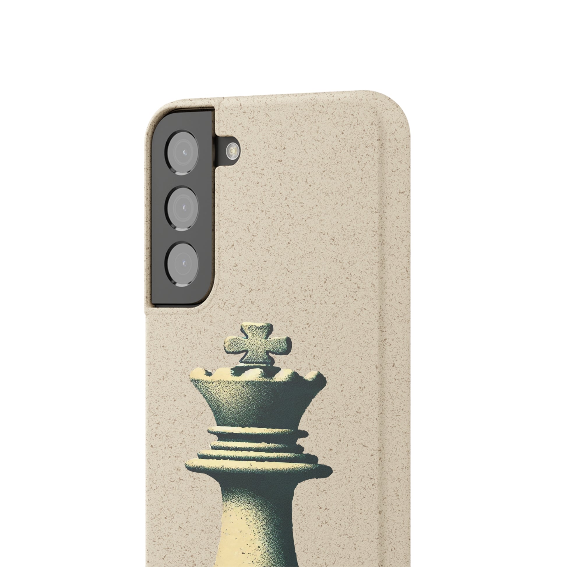 “Funda Biodegradable Rey de Ajedrez – Estilo Vintage y Sostenible”   Phone Case