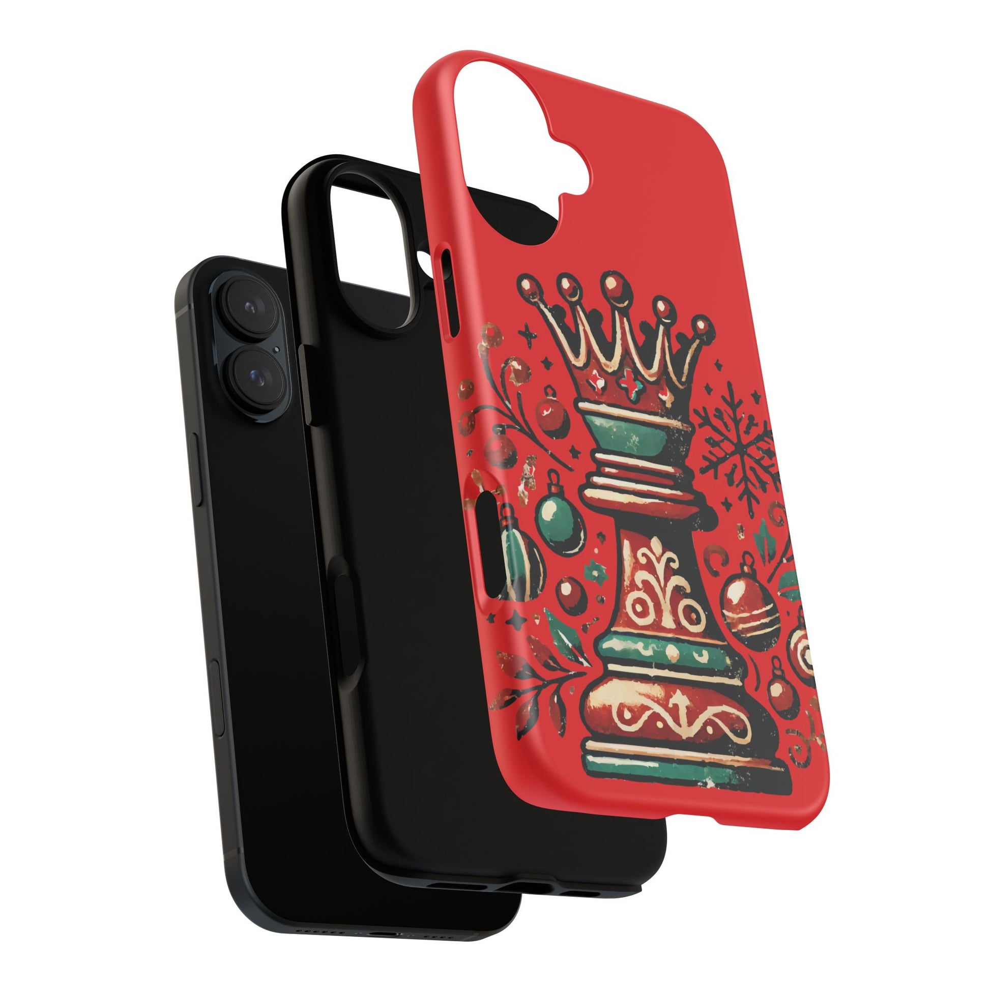 Funda Tough Case Reina Ajedrez Vintage Navideño – Protección y Estilo   Phone Case