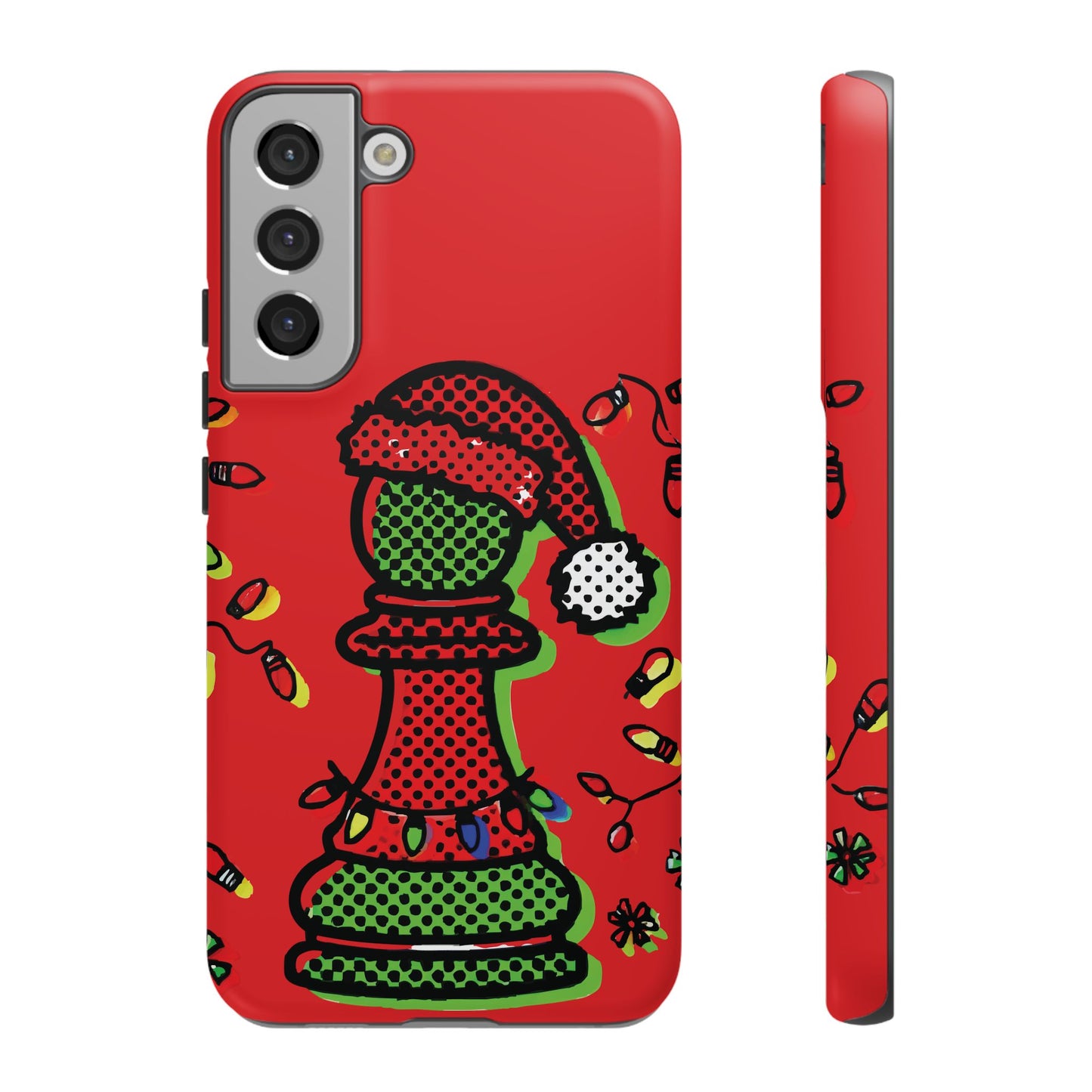 Funda Tough Peón de Ajedrez Navideño Pop Art – iPhone, Samsung y Pixel   Phone Case  24.00 Samsung-Galaxy-S22-Plus-Matte