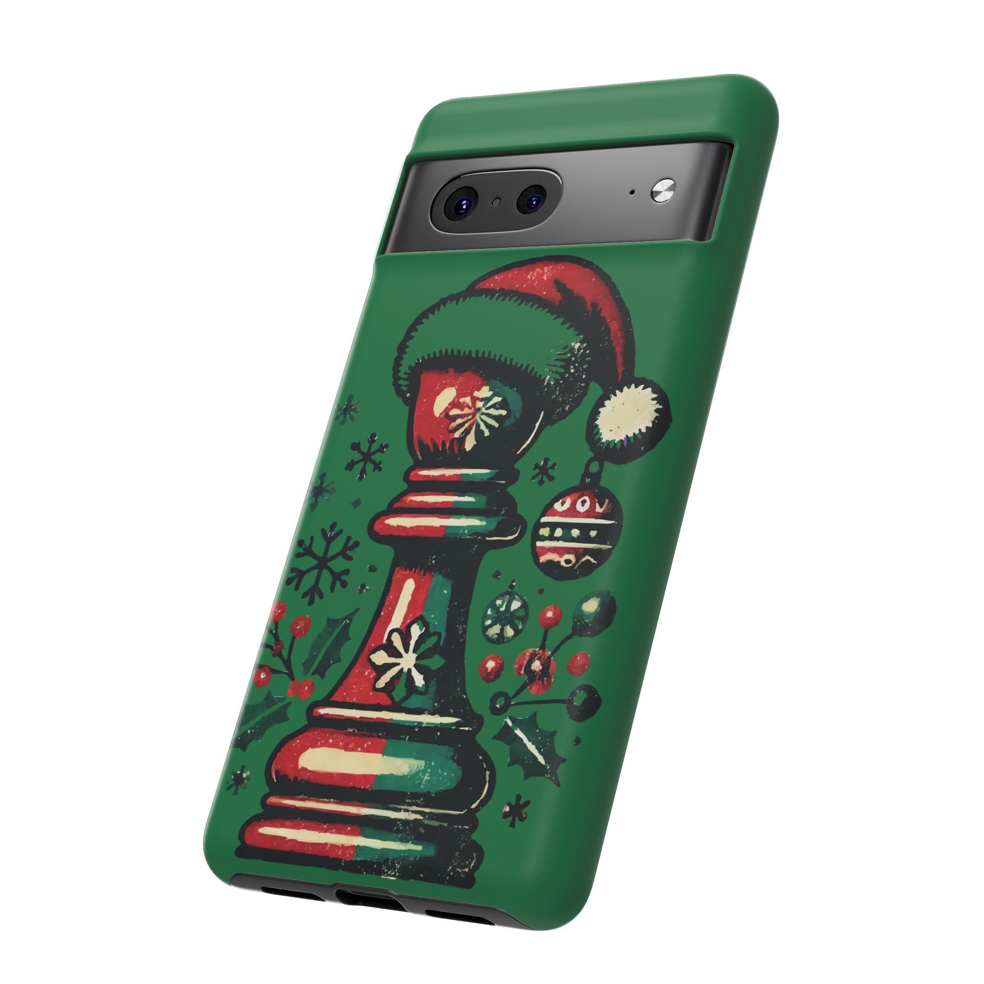 Funda Tough Case Peón Vintage Navidad - iPhone, Samsung, Google Pixel   Phone Case