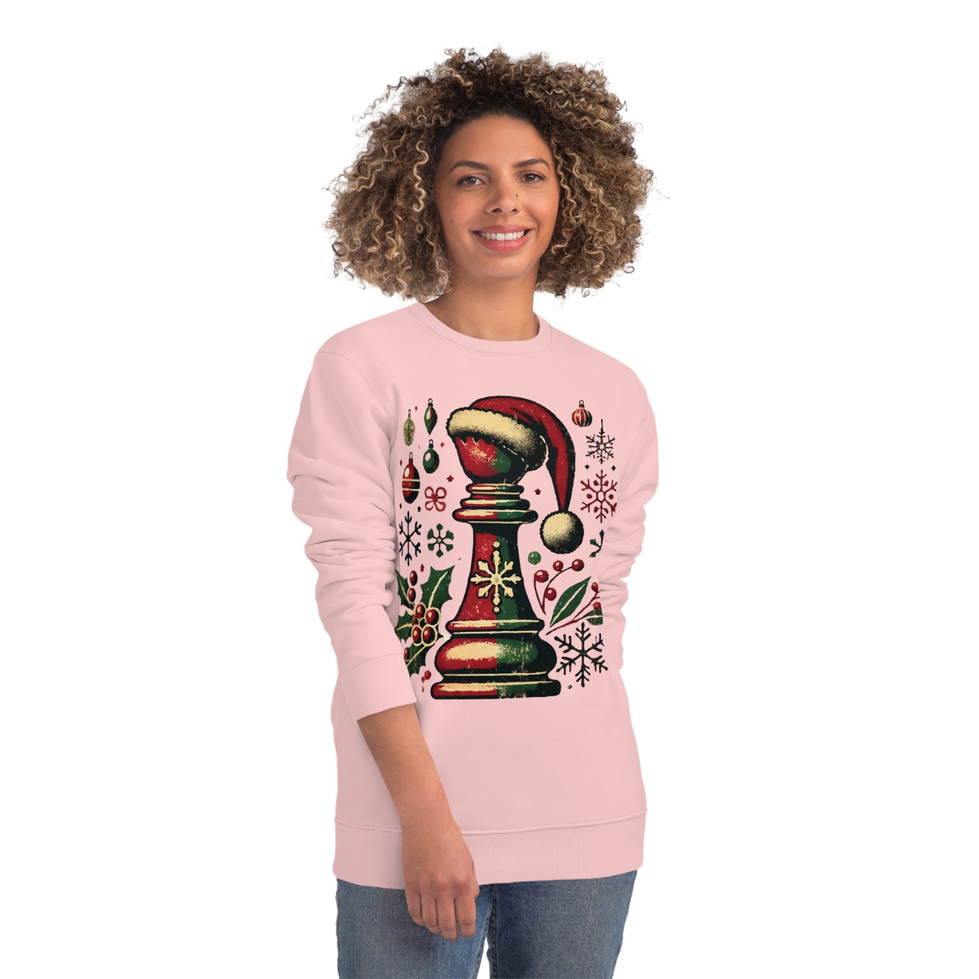 Sudadera Unisex Changer - Alfil Vintage Navideño, Elegancia y Comodidad   Sweatshirt