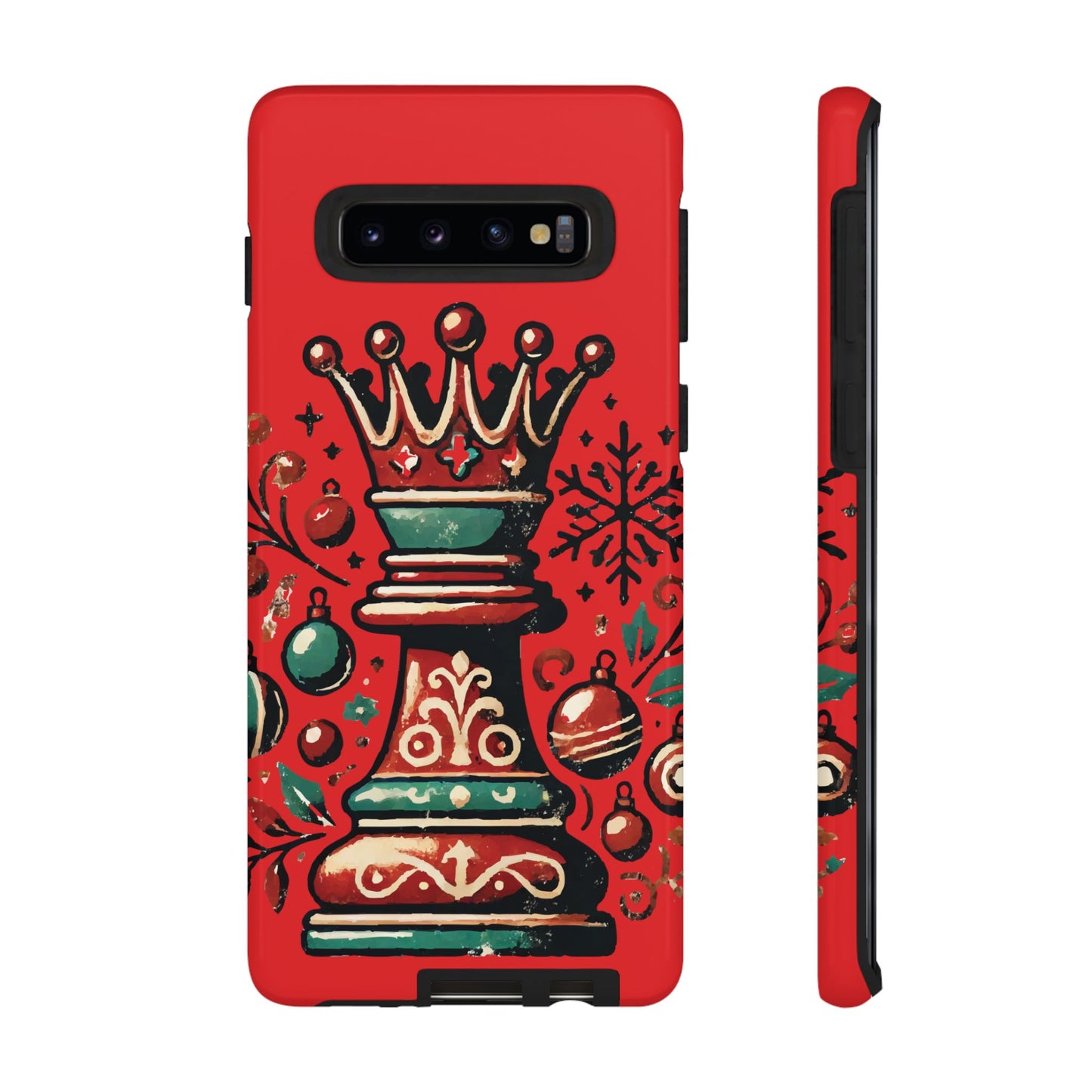 Funda Tough Case Reina Ajedrez Vintage Navideño – Protección y Estilo   Phone Case  24.00 Samsung-Galaxy-S10-Glossy