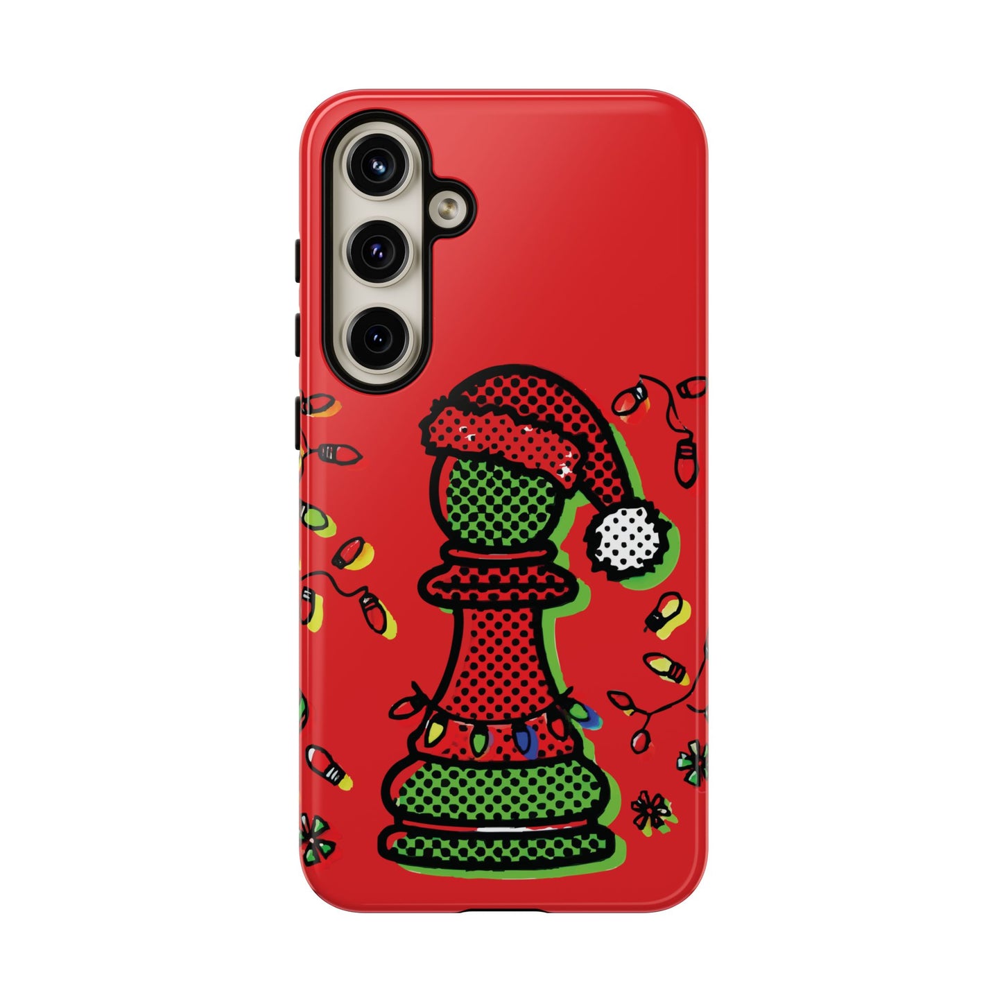 Funda Tough Peón de Ajedrez Navideño Pop Art – iPhone, Samsung y Pixel   Phone Case  24.00 Samsung-Galaxy-S24-Plus-Glossy