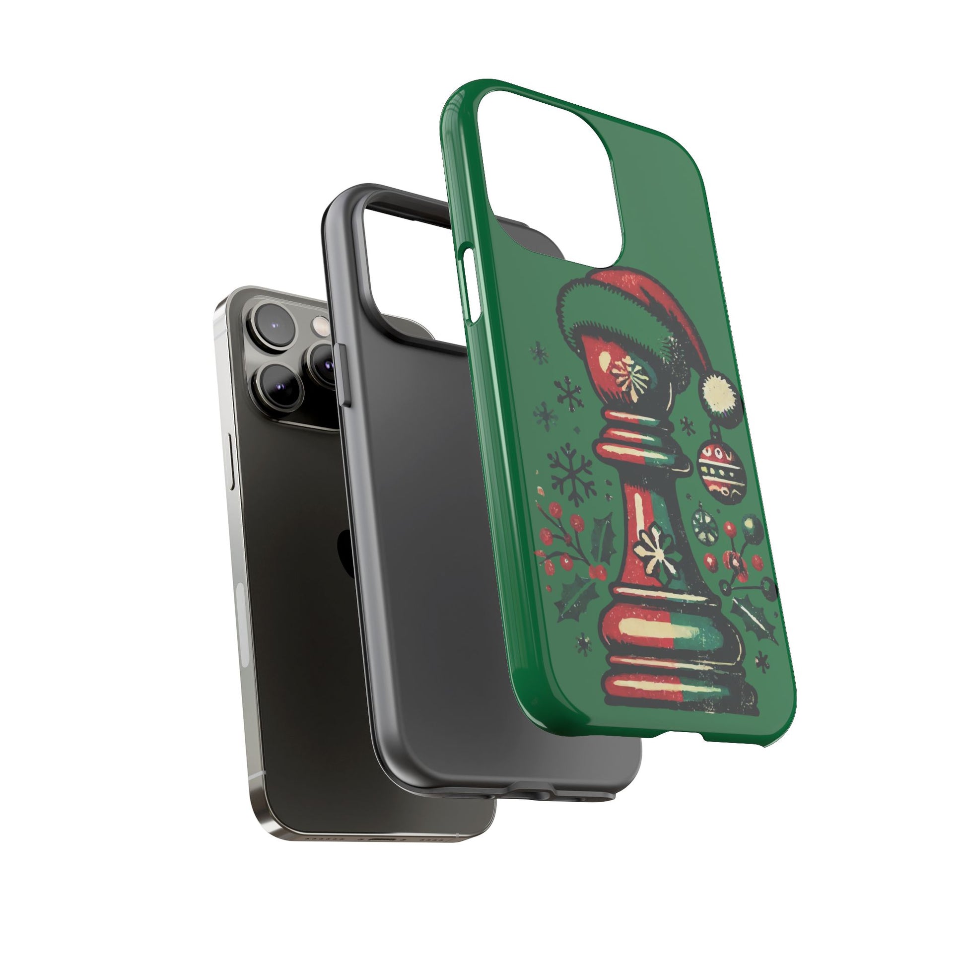 Funda Tough Case Peón Vintage Navidad - iPhone, Samsung, Google Pixel   Phone Case