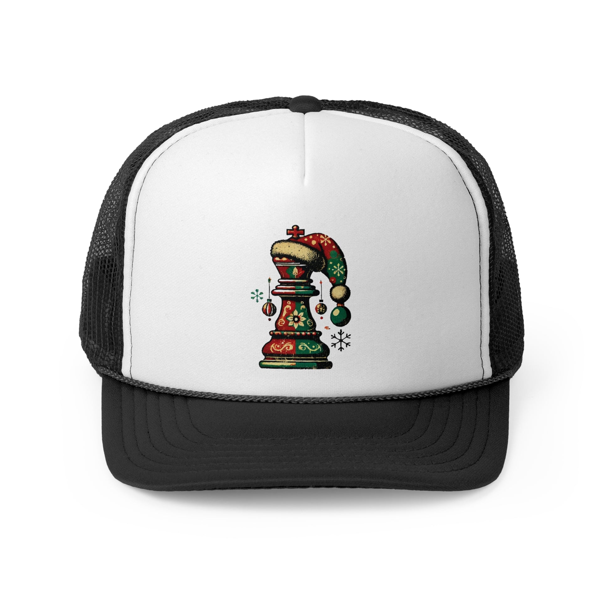 Gorra Trucker Edición Rey – Estilo Vintage Navideño   Hats  24.00 Black-One-size