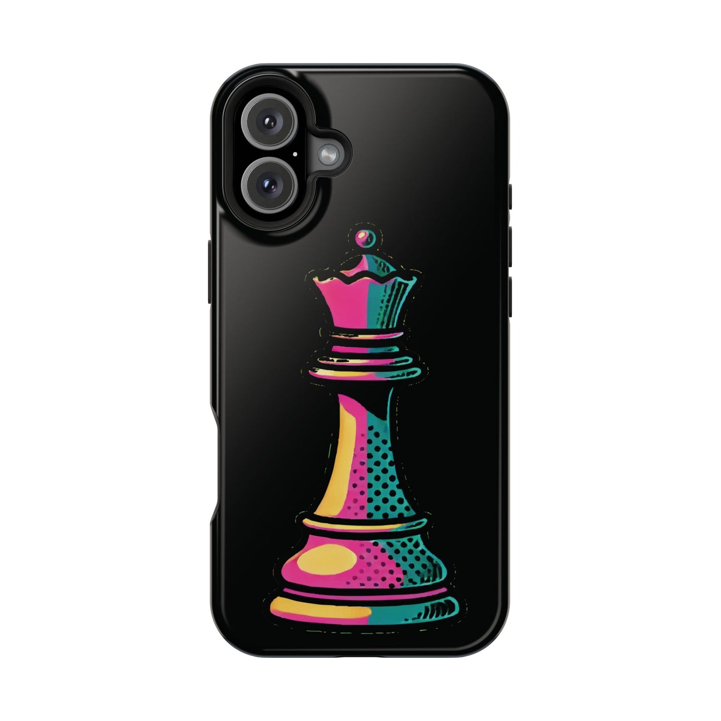 “Funda Magnética Reina de Ajedrez – Protección Doble Capa y Pop Art”   Phone Case  27.00 iPhone-16-Plus-Glossy