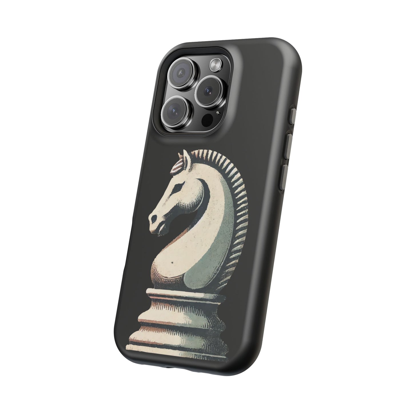 “Magnetic Tough Phone Case – Vintage Knight Design, Durable Protection”   Phone Case