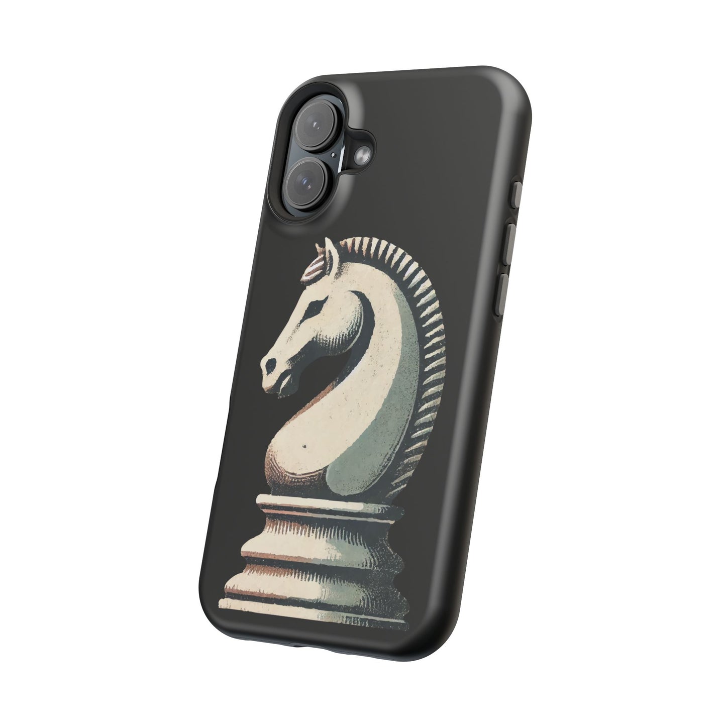 “Magnetic Tough Phone Case – Vintage Knight Design, Durable Protection”   Phone Case