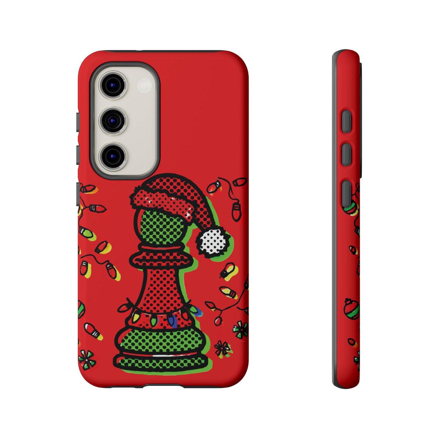 Funda Tough Peón de Ajedrez Navideño Pop Art – iPhone, Samsung y Pixel   Phone Case  24.00 Samsung-Galaxy-S23-Matte