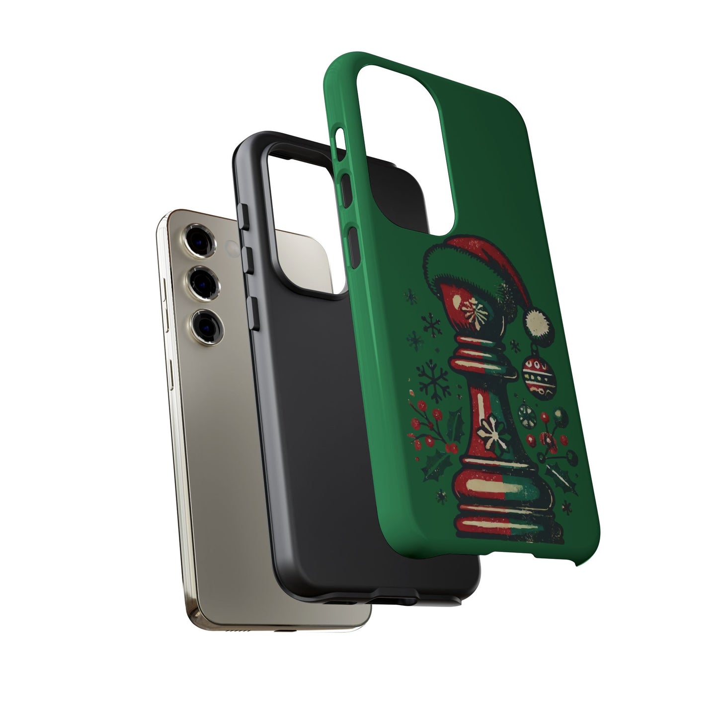 Funda Tough Case Peón Vintage Navidad - iPhone, Samsung, Google Pixel   Phone Case