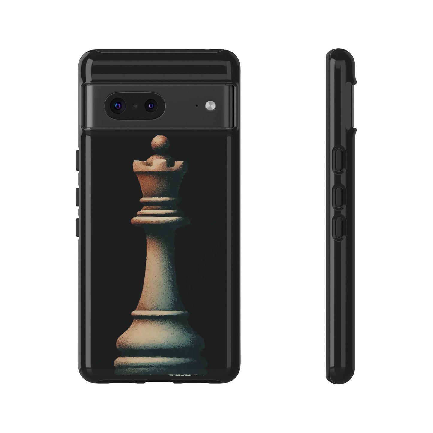 “Tough Phone Case – Vintage Rook Design, Dual-Layer Protection”   Phone Case  27.00 Google-Pixel-7-Glossy