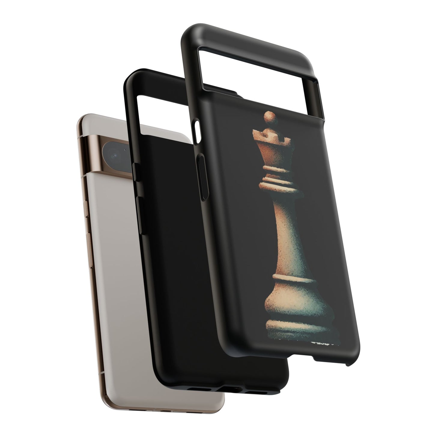 “Tough Phone Case – Vintage Rook Design, Dual-Layer Protection”   Phone Case