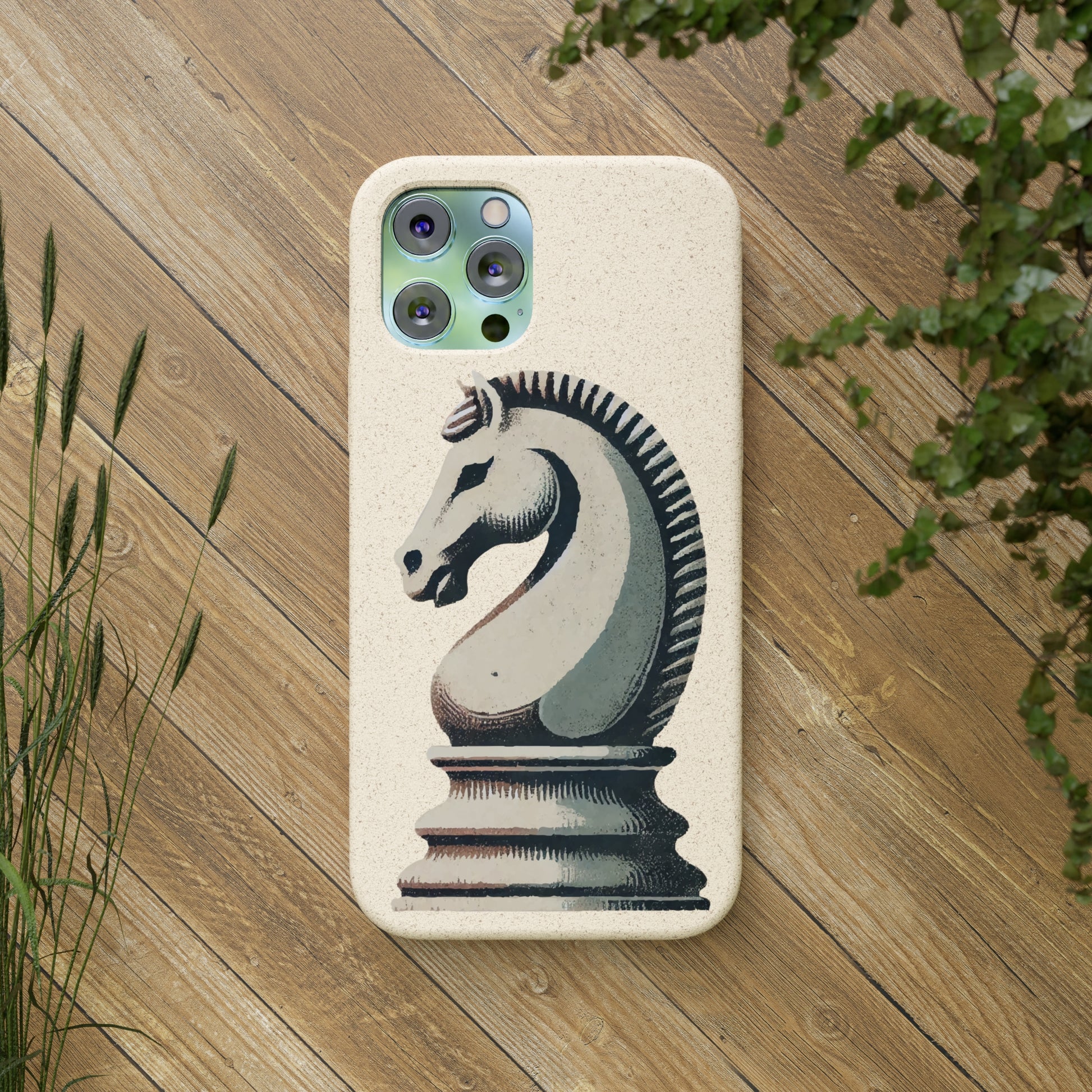 “Biodegradable Phone Case – Vintage Knight Design, Eco-Friendly Choice”   Phone Case